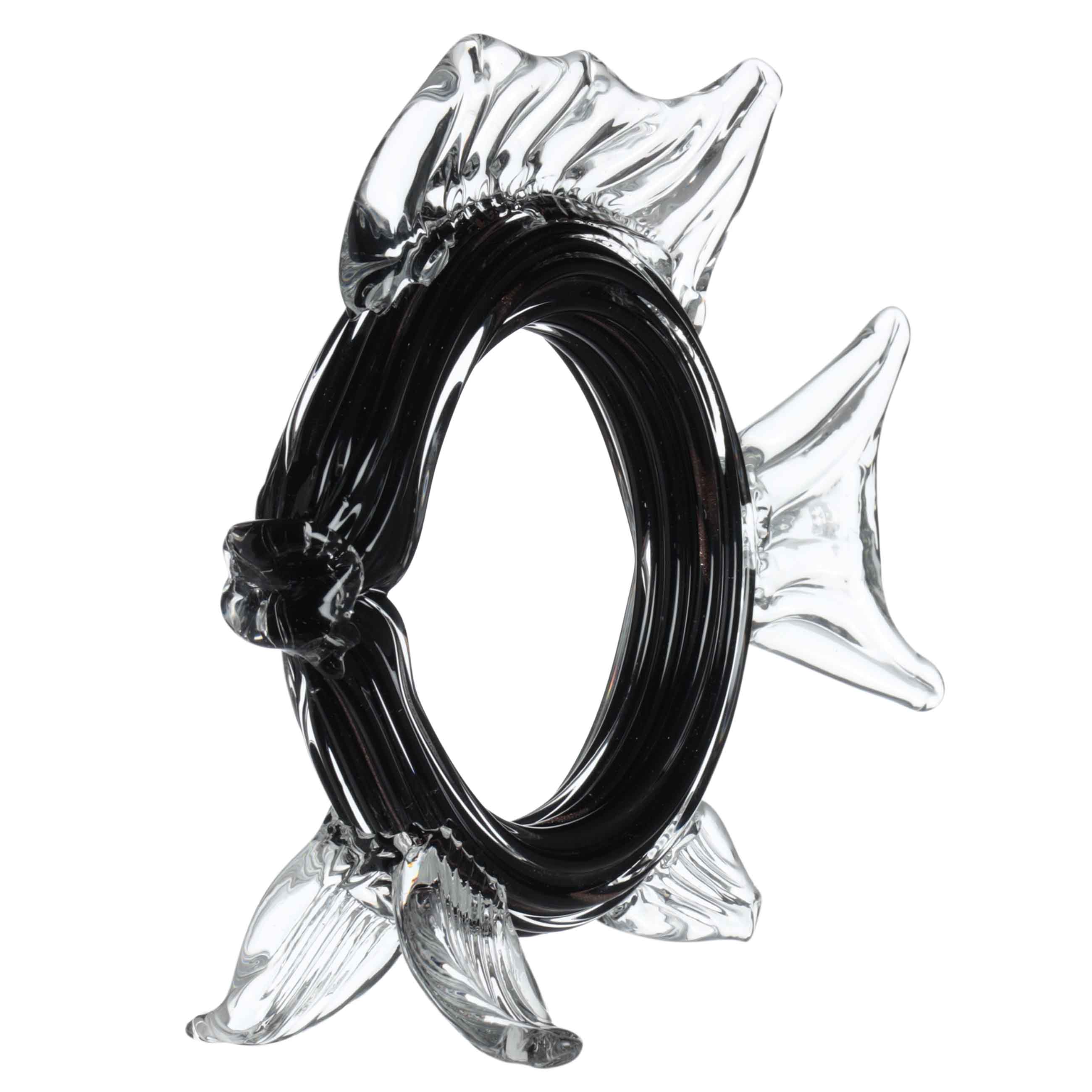 Статуэтка, 18 см, стекло, черная, Рыбка, Vitreous изображение № 2
