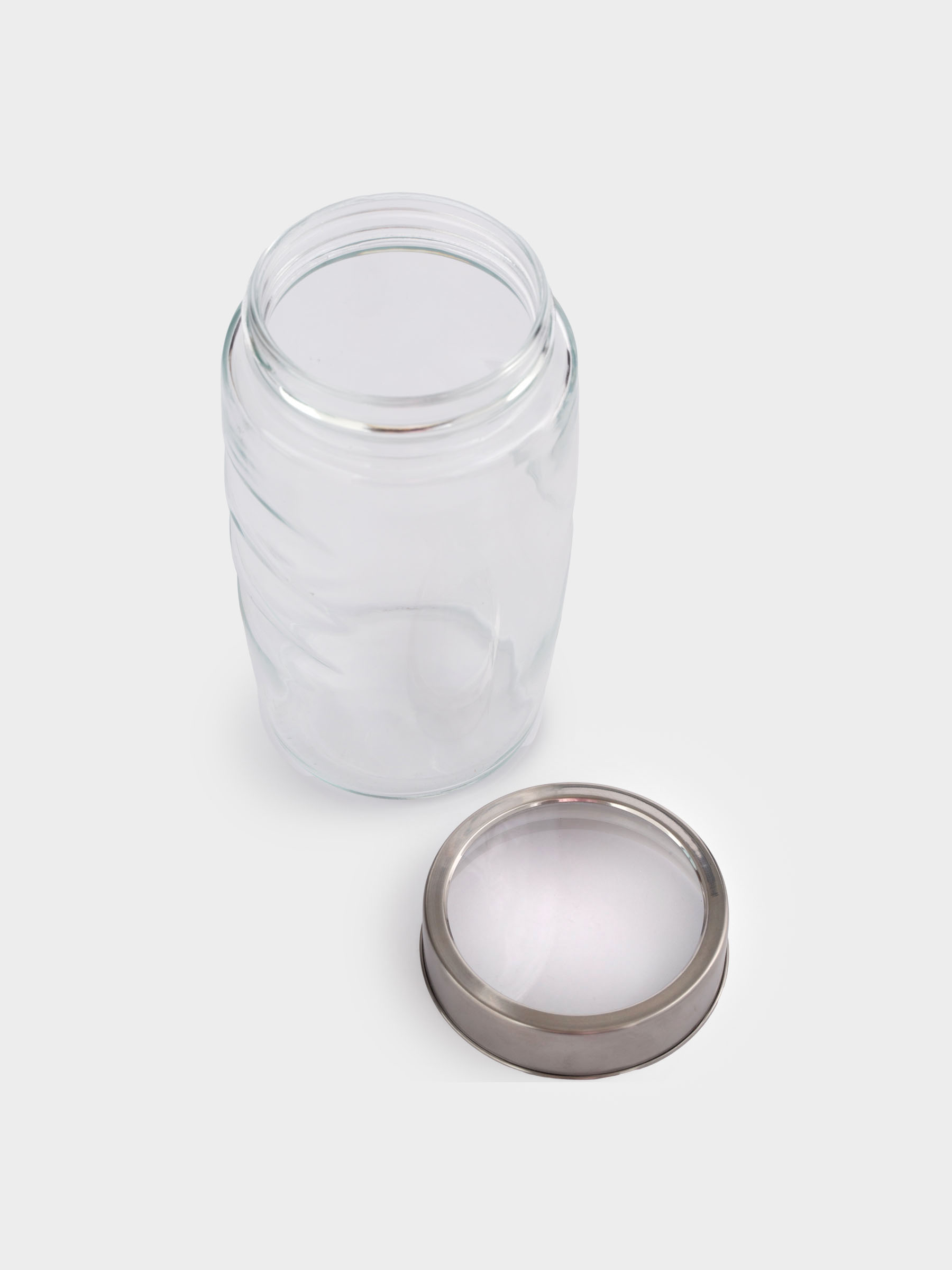 Банка для сыпучих продуктов, 900 мл, стекло/пластик, Comfort, image-3