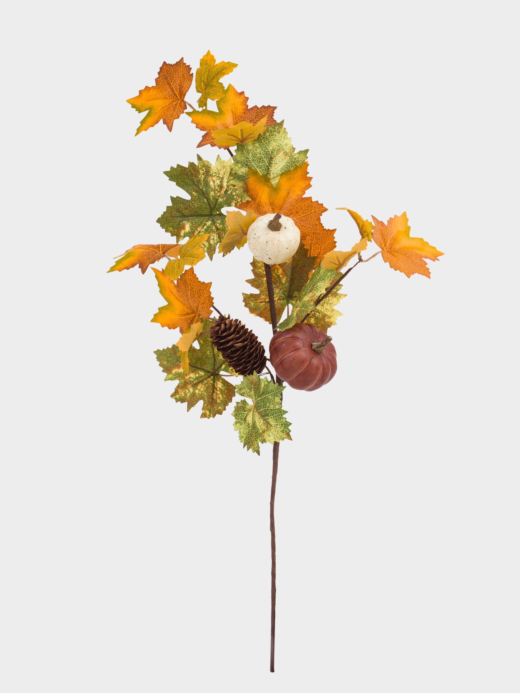 Ветка декоративная, 81 см, пенопласт/полиэстер, Осенний урожай, Forest symphony decor, image-0