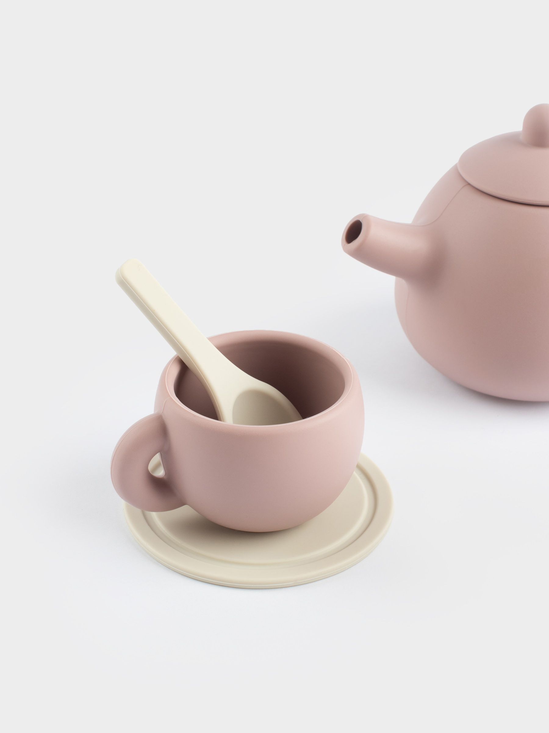Набор игровой, детский, 7 пр, силикон, цветной, Чайный сервиз, Kiddy, image-5