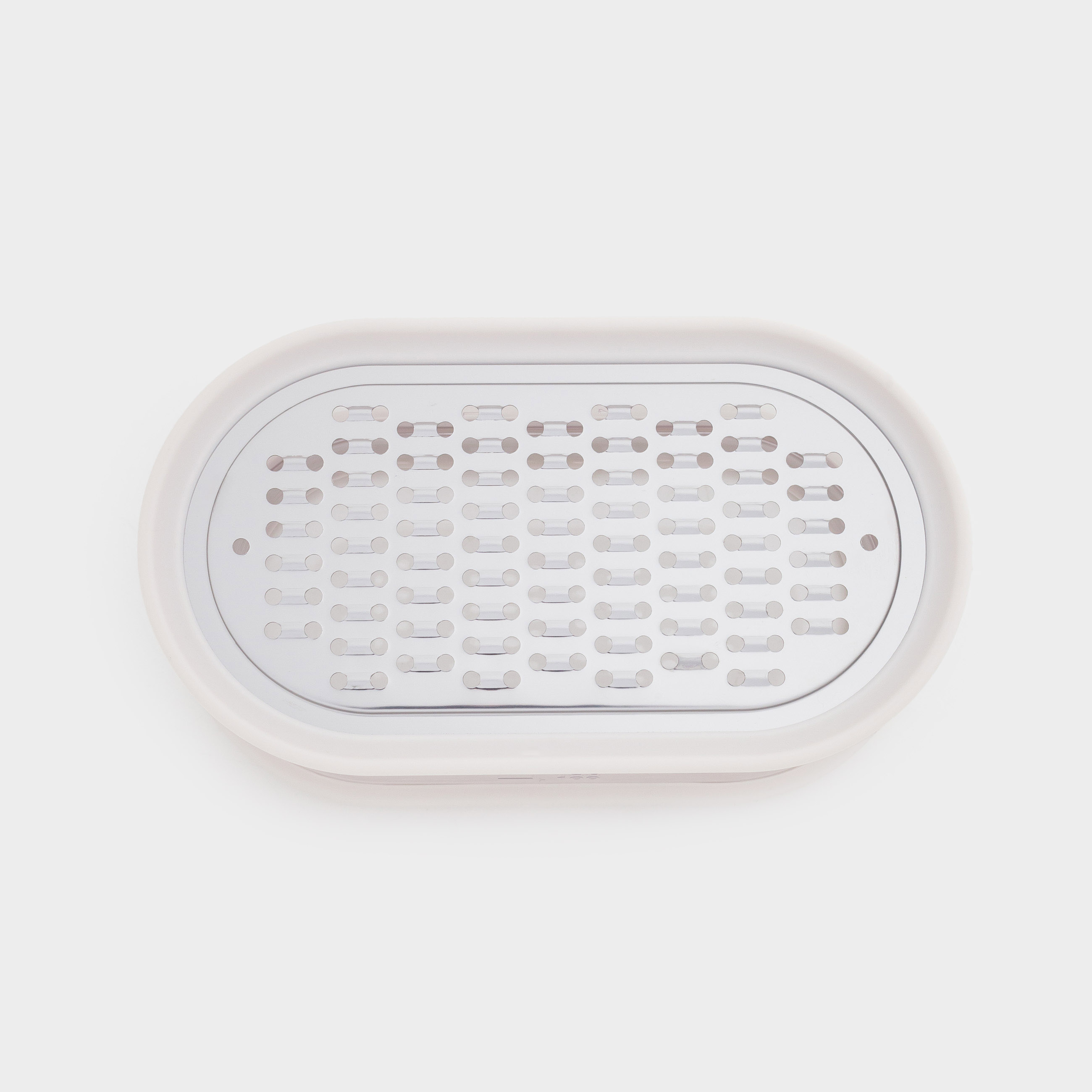 Терка 14x8 см с контейнером стальпластик молочная Soft kitchen 699₽