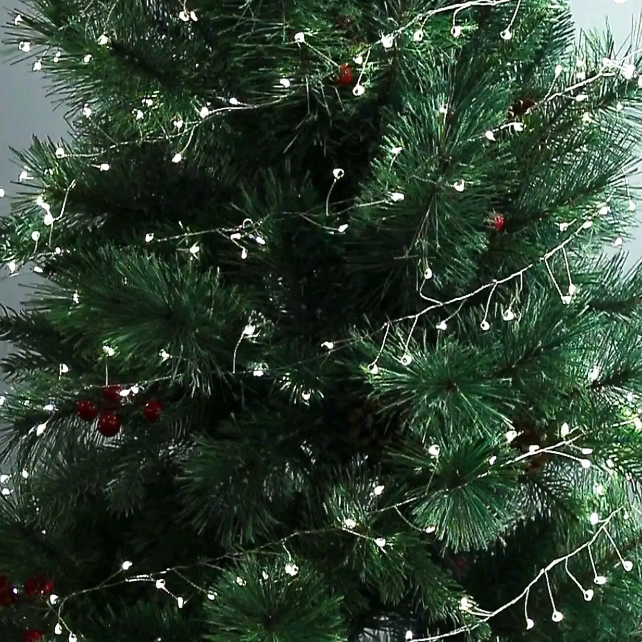 Гирлянда электрическая, 10 м, 480 ламп, 8 режимов, белая, Капли, Christmas, image-0