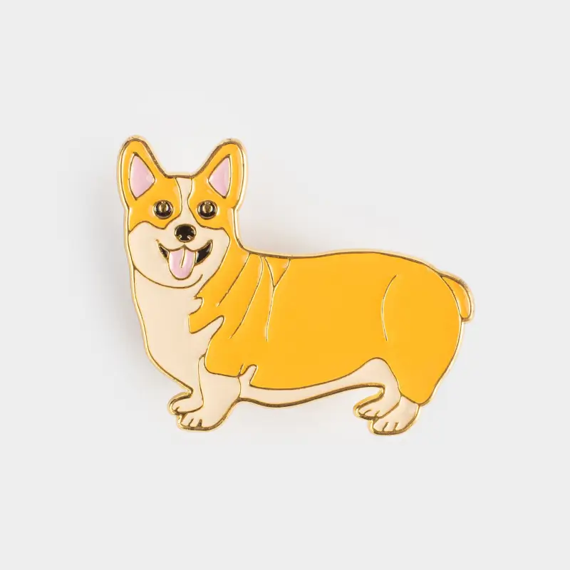Точилка для карандашей, 5х3 см, металл, оранжевая, Корги, Corgi, image-0