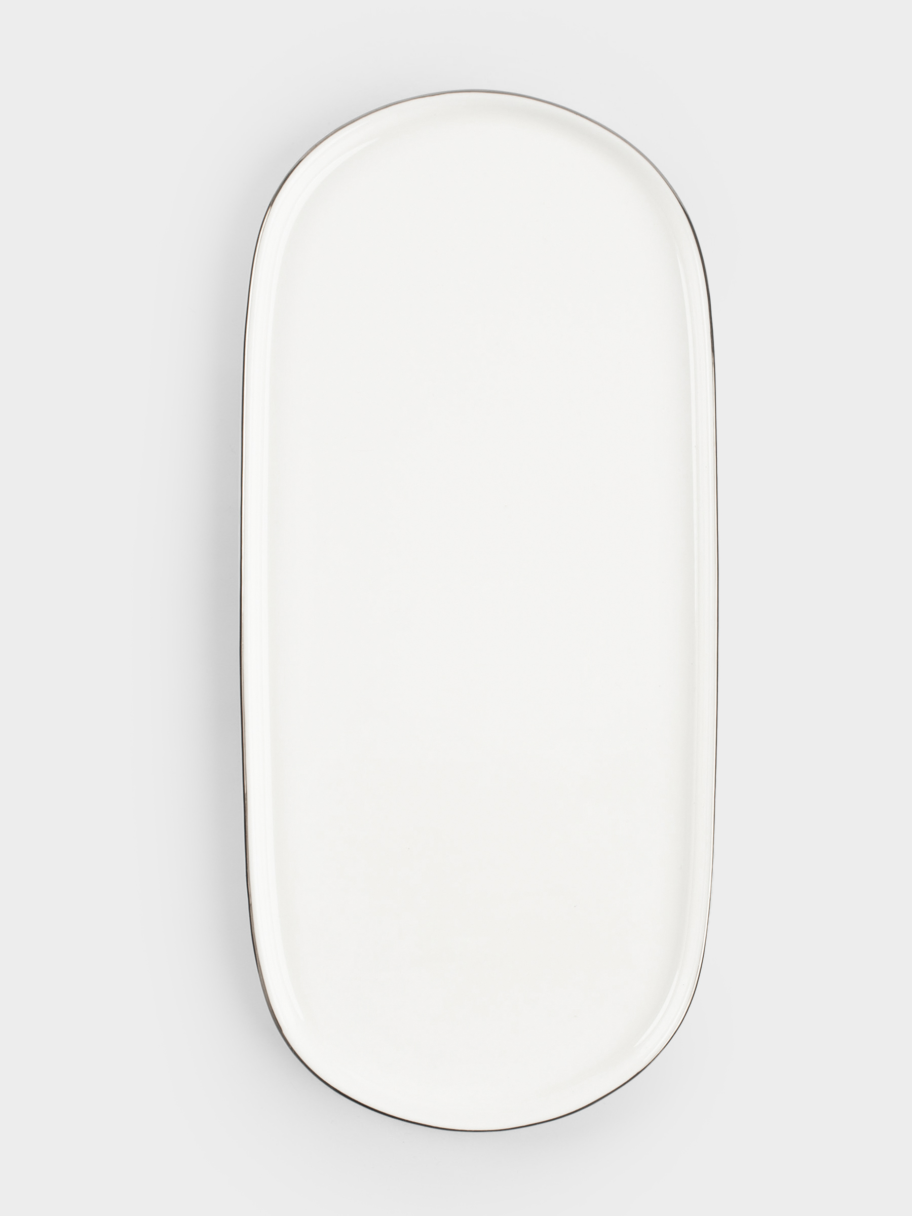 Блюдо, 25х11 см, фарфор F, овальное, белое, Ideal silver, image-3