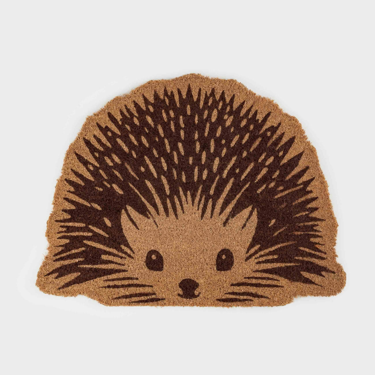 

Коврик придверный, 45х60 см, кокос/ПВХ, коричневый, Ежик, Forest animals