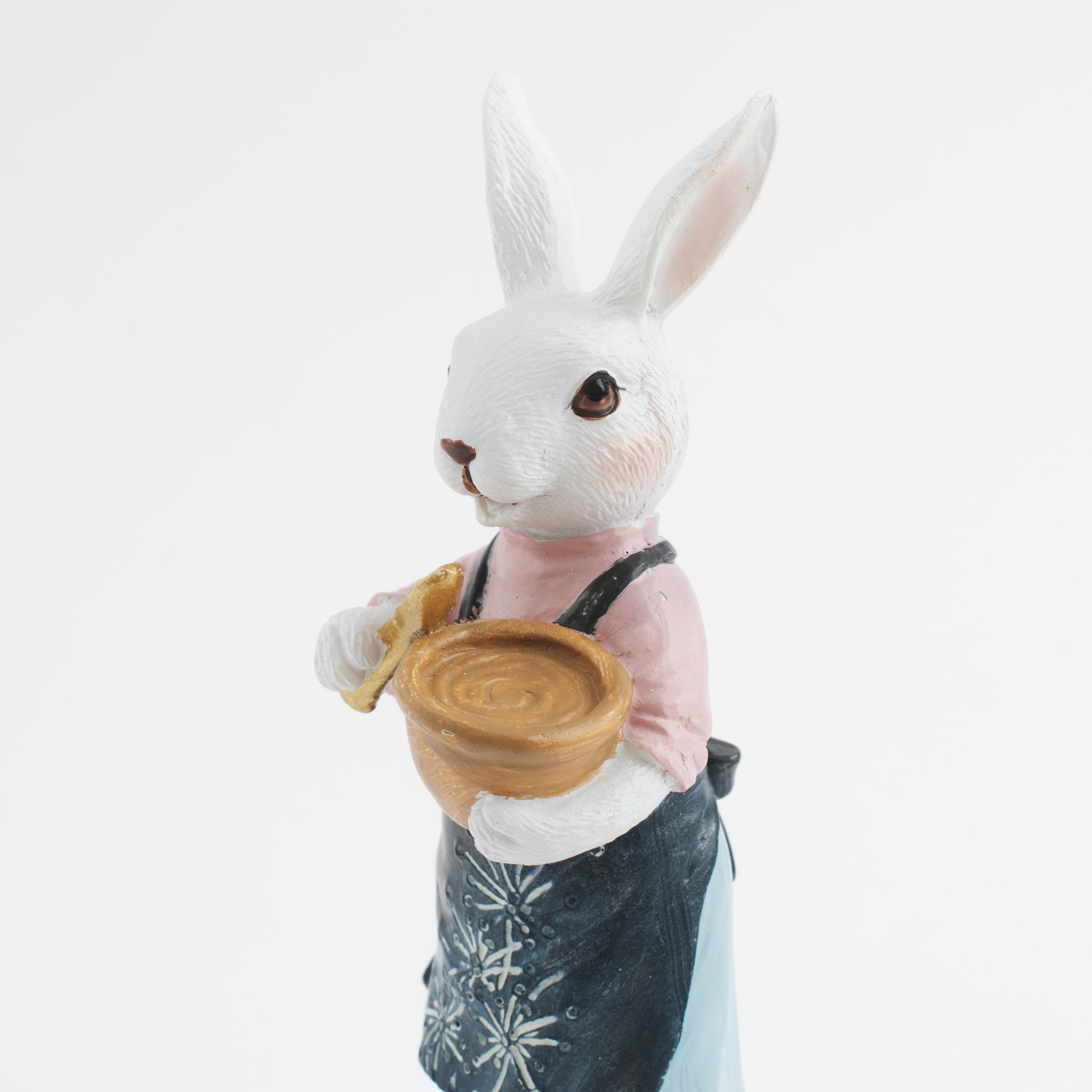 Статуэтка, 16 см, полирезин, Крольчиха в платье, Easter изображение № 6