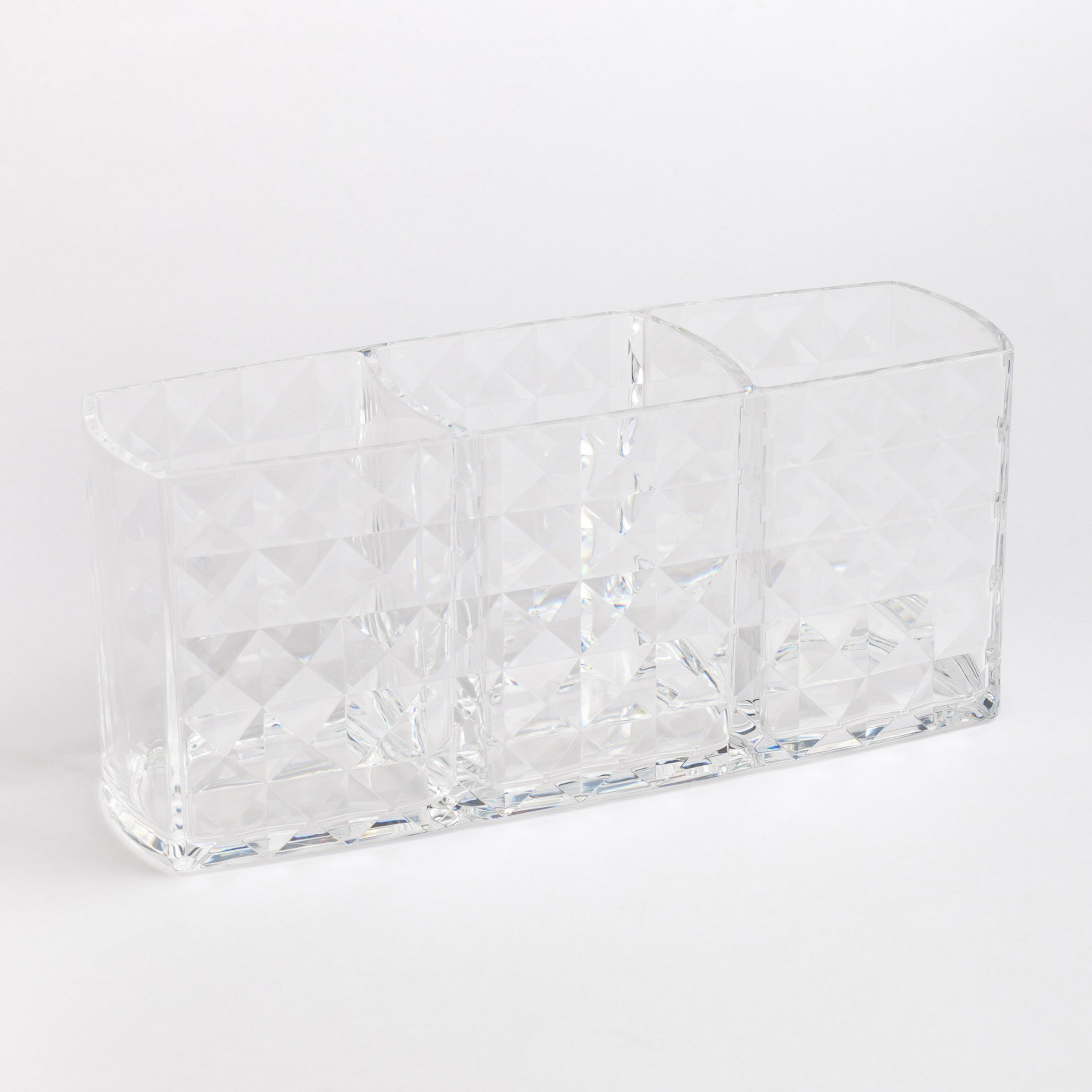 Органайзер для косметики 19х8 см 3 отд пластик Kandy 699₽