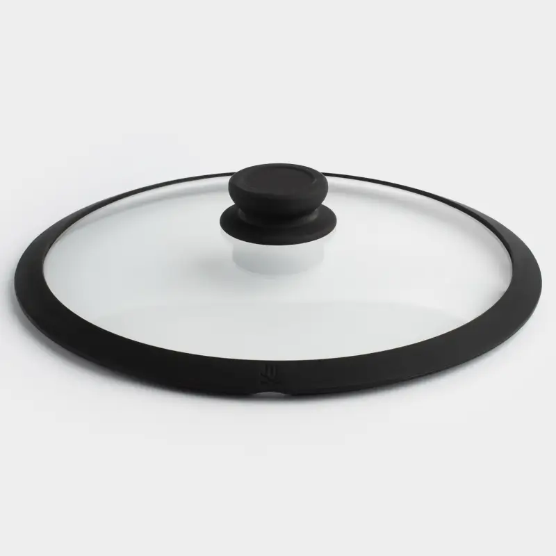 Крышка, 28 см, стекло Т/силикон, Solution accessory