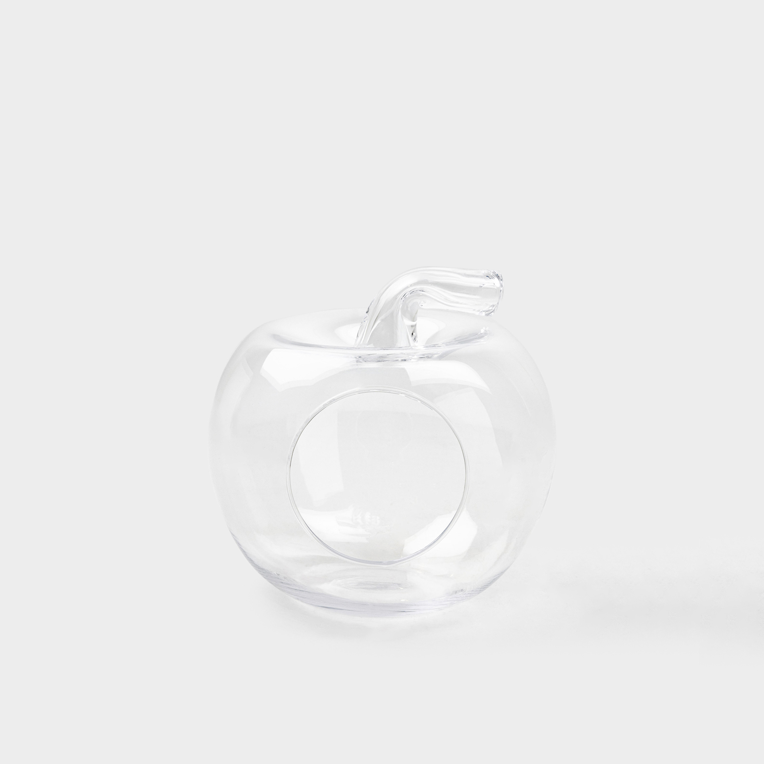 Kuchenland Конфетница 18х21 см стекло Яблоко Clear 2190₽