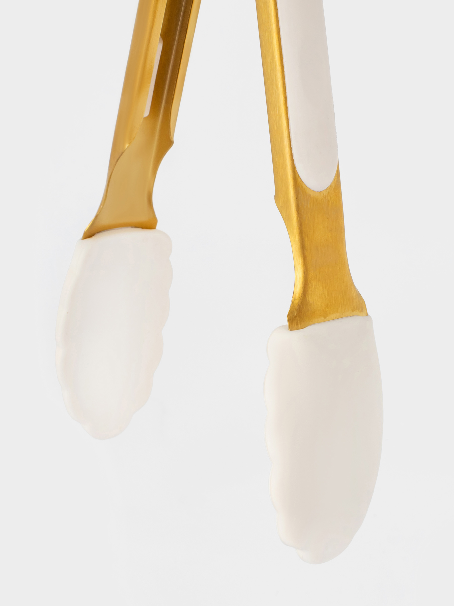 Щипцы кухонные, 27 см, сталь/силикон, золотисто-молочные, Bello gold, image-5