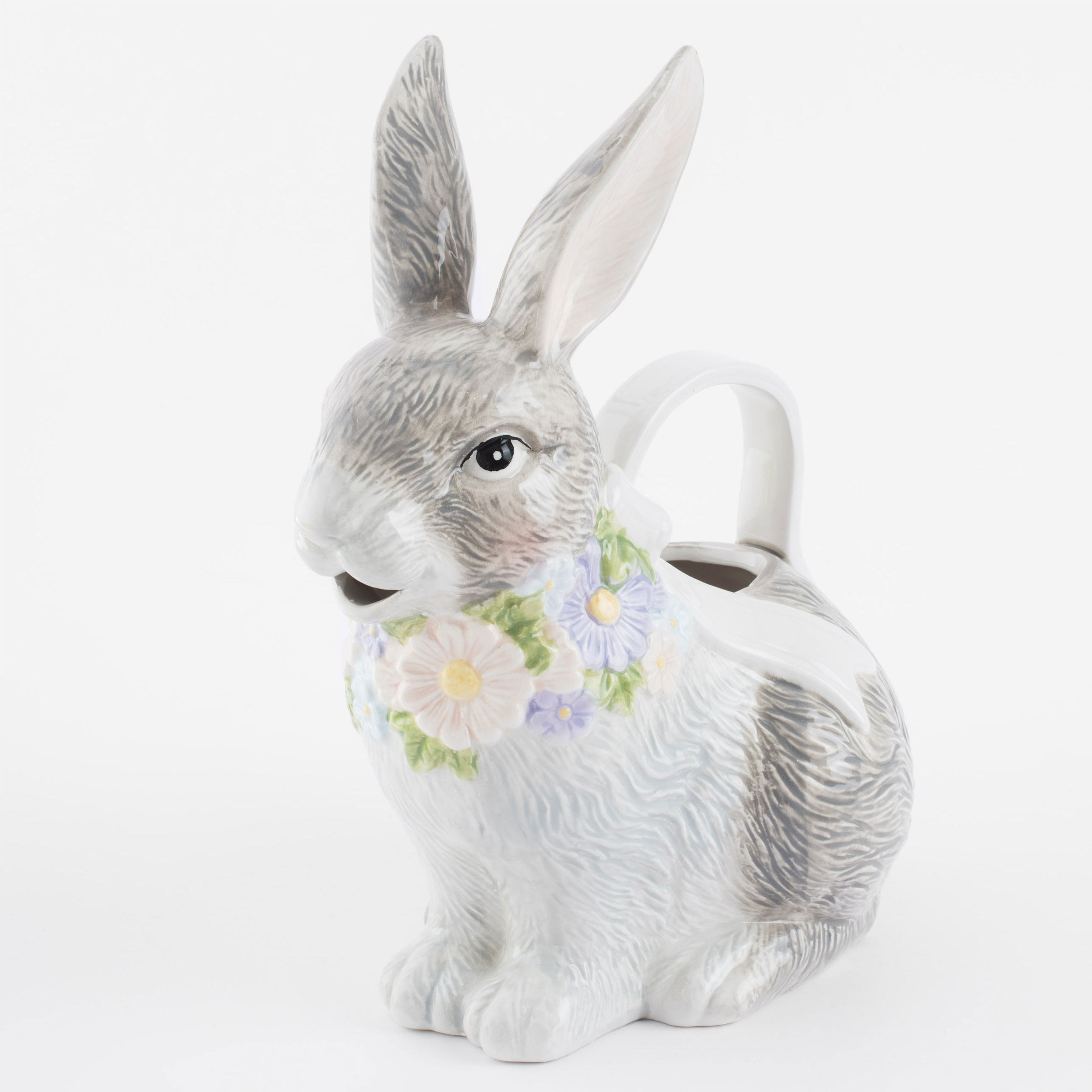 Кувшин, 1 л, керамика, серый, Кролик с бантом, Pure Easter изображение № 2