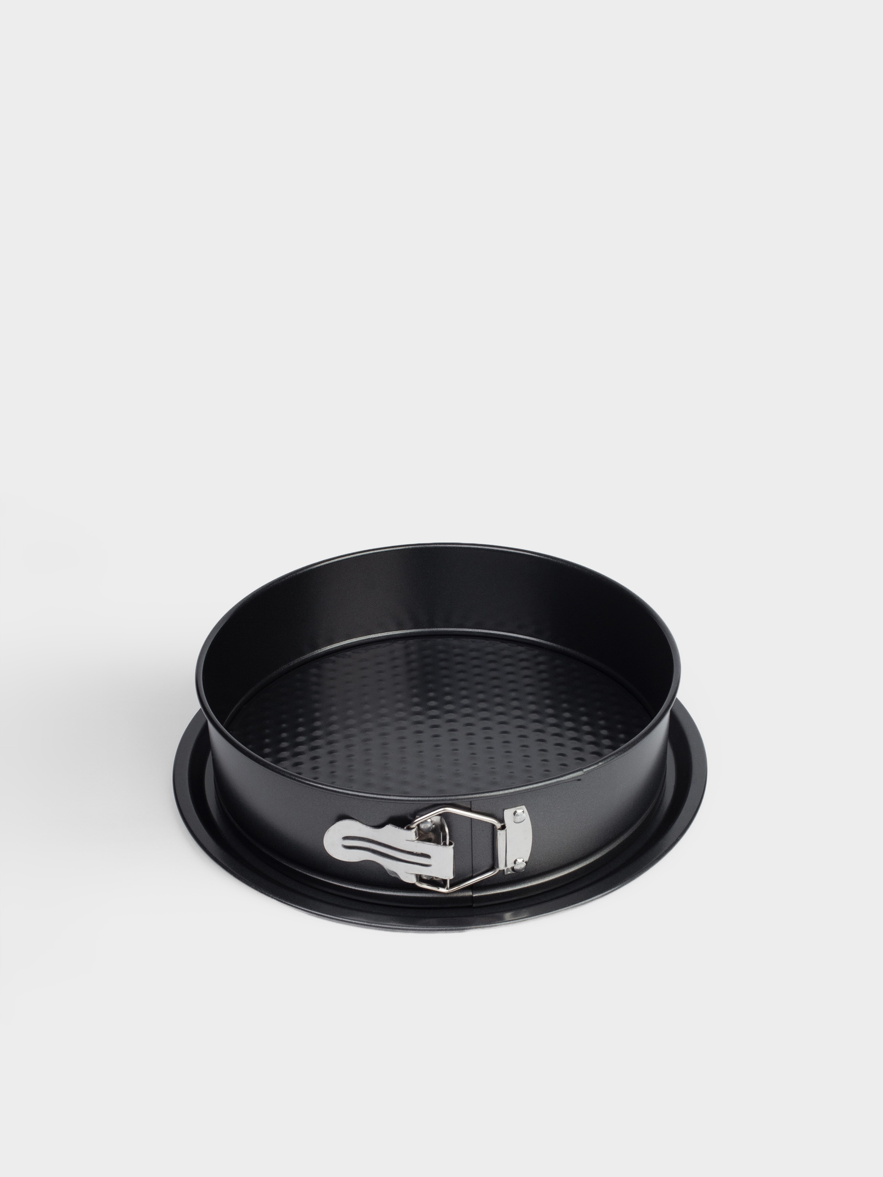 Форма для выпечки, 24 см, разъемная, с покрытием, сталь, черная, Resto clip, image-1