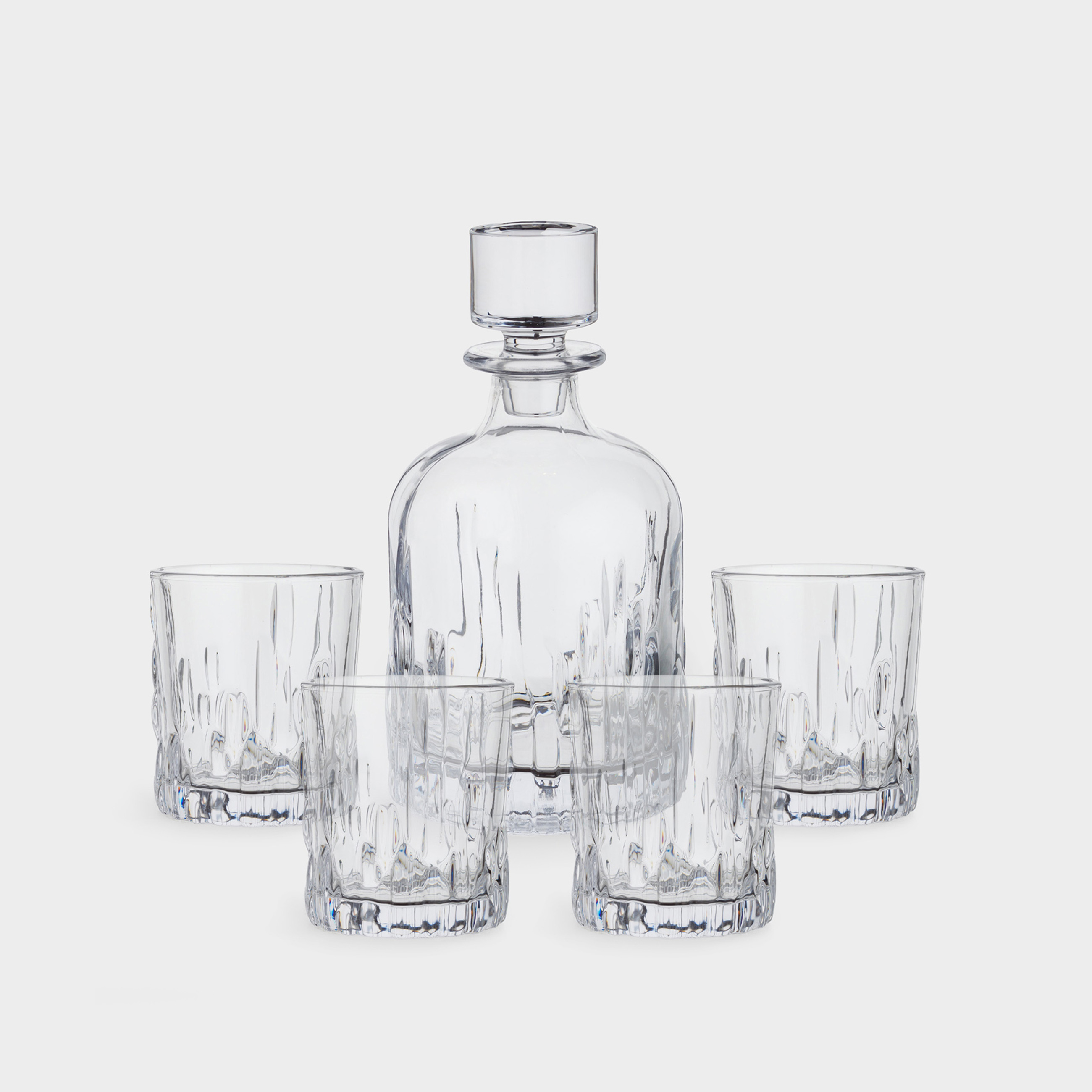 Набор для виски 4 перс 5 пр графинстаканы стекло Р Harbor 4990₽