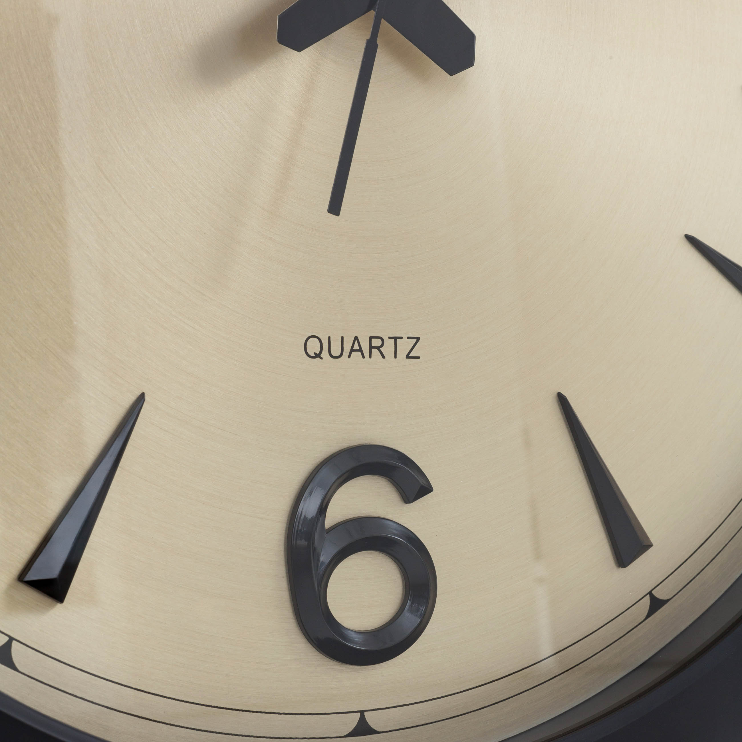 Часы настенные, 40 см, пластик/стекло, круглые, золотисто-черные, Dial, image-4