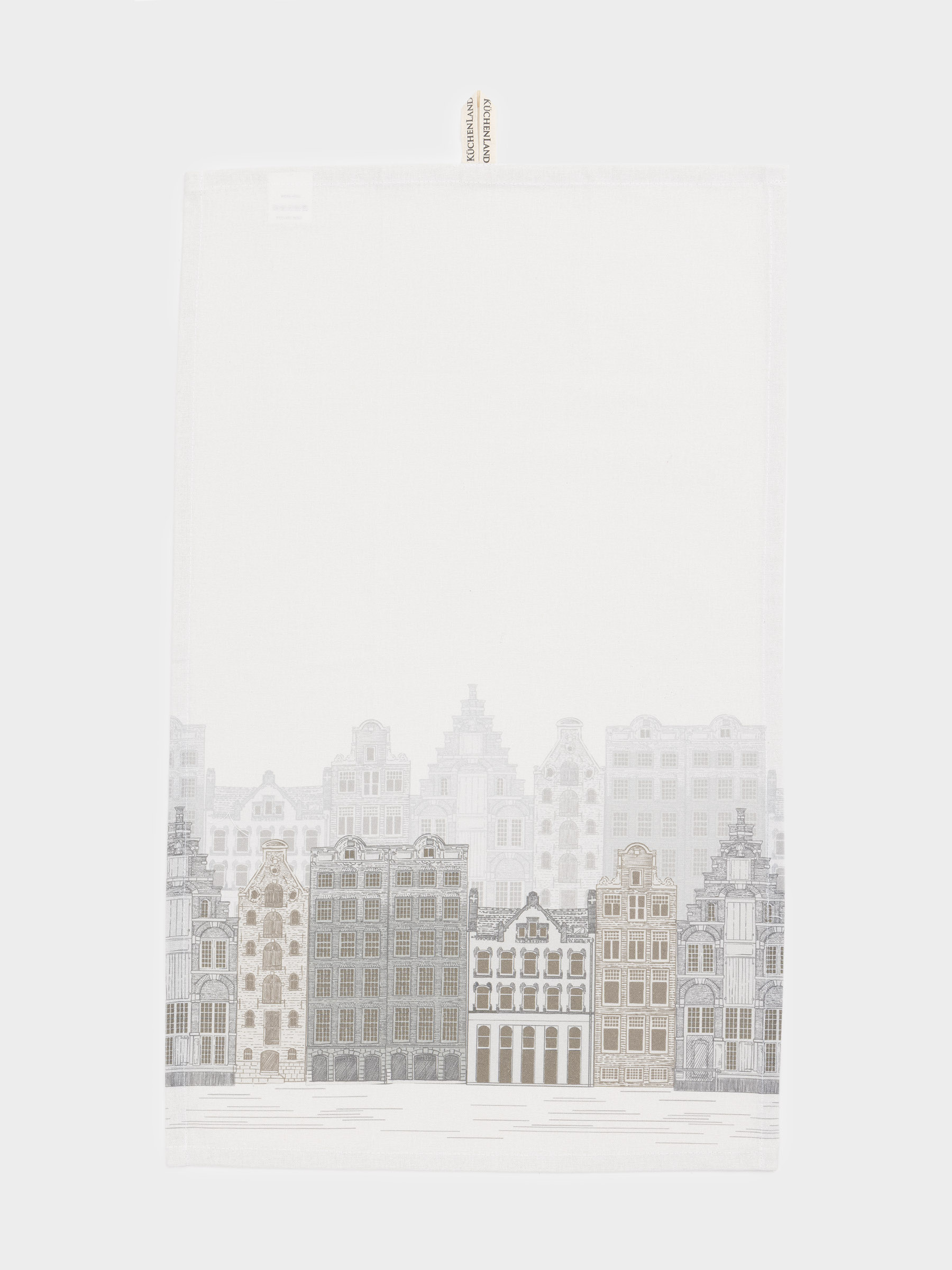 Полотенце кухонное, 40х60 см, хлопок, молочное, Дома, House built, image-0