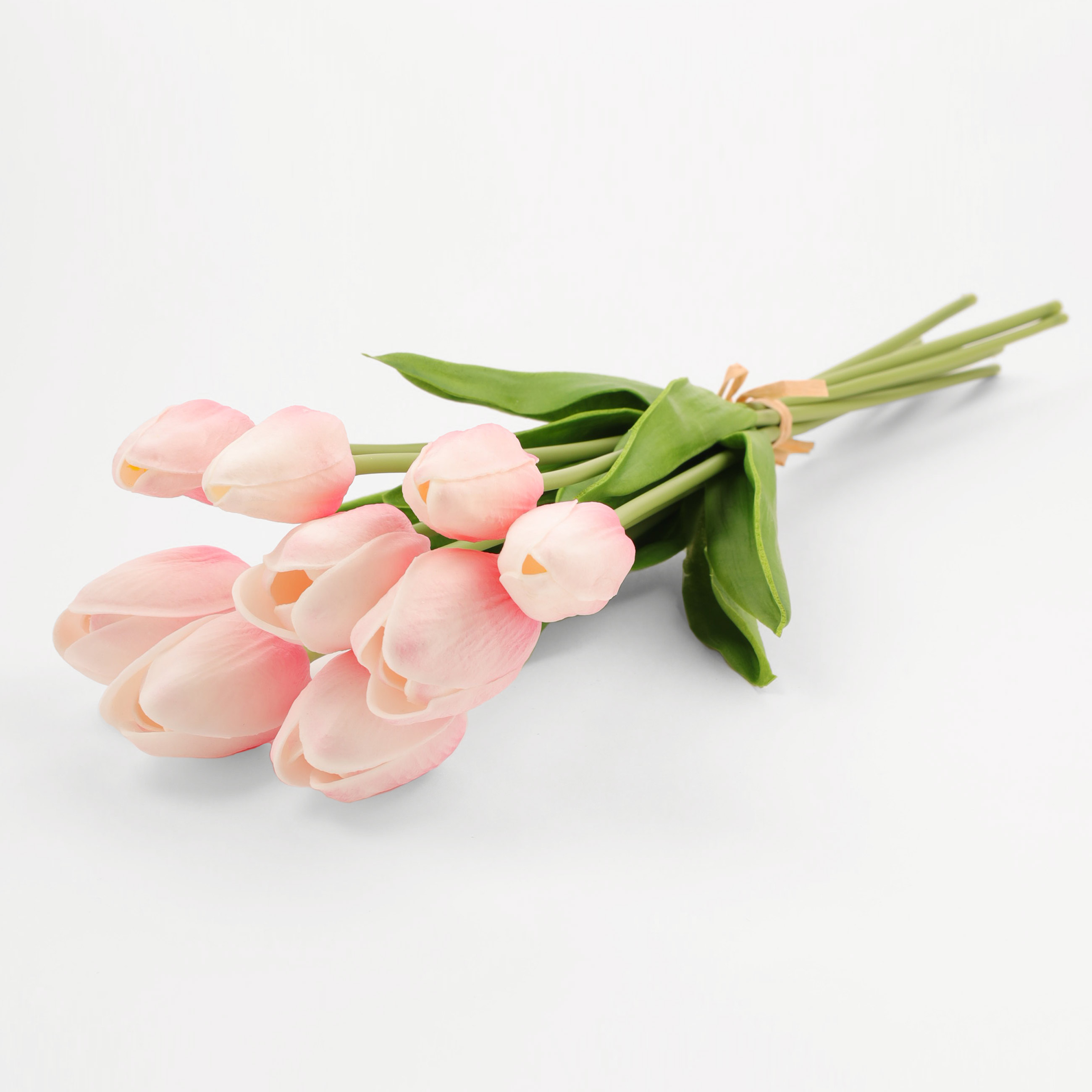 Букет искусственный, 35 см, полиуретан, Розовые тюльпаны, Tulip garden изображение № 2