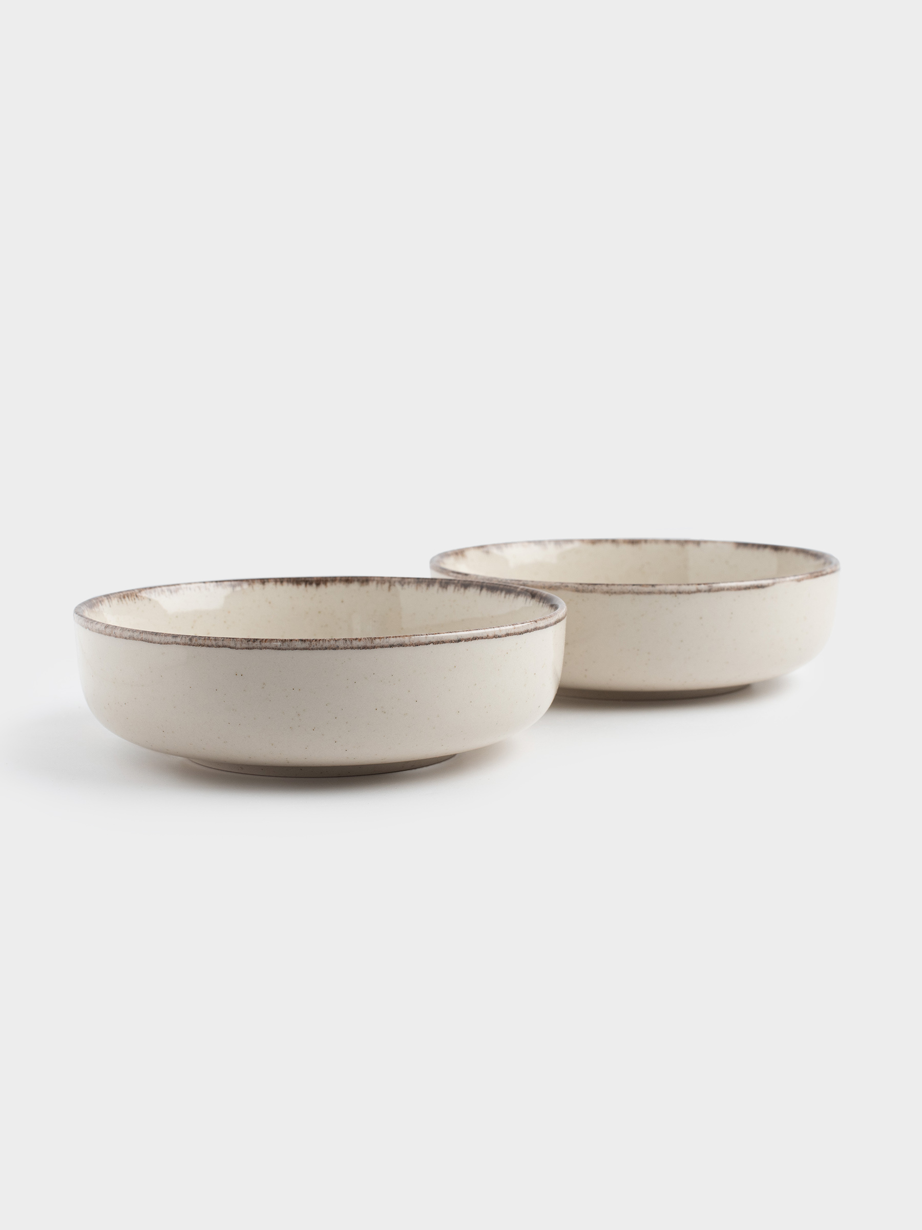 Салатник, 15х5 см, 500 мл, 2 шт, керамика, бежевая, в крапинку, Speckled glaze, image-6