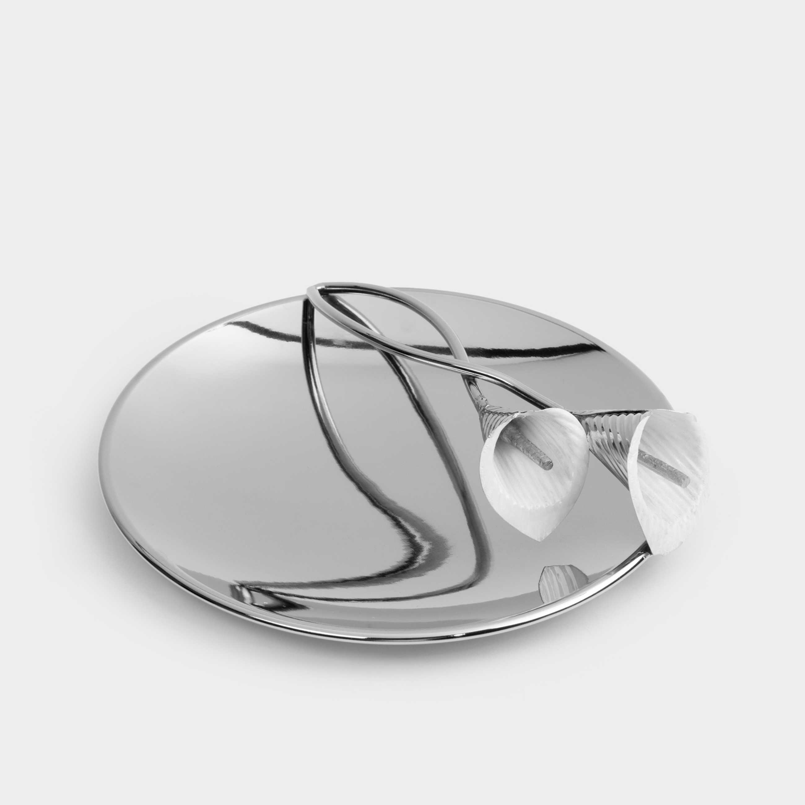 Блюдо декоративное 20х6 см металл Каллы Fantastic flower 2990₽