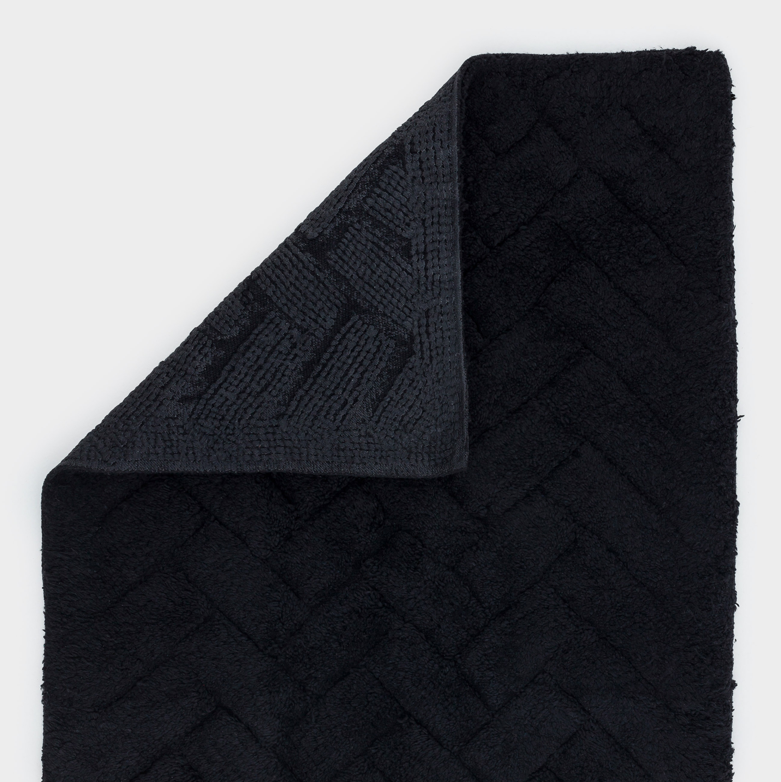 Коврик для ванной комнаты, 50x80/50x50 см, 2 шт, противоскользящий, хлопок, черный, Neutral, image-6