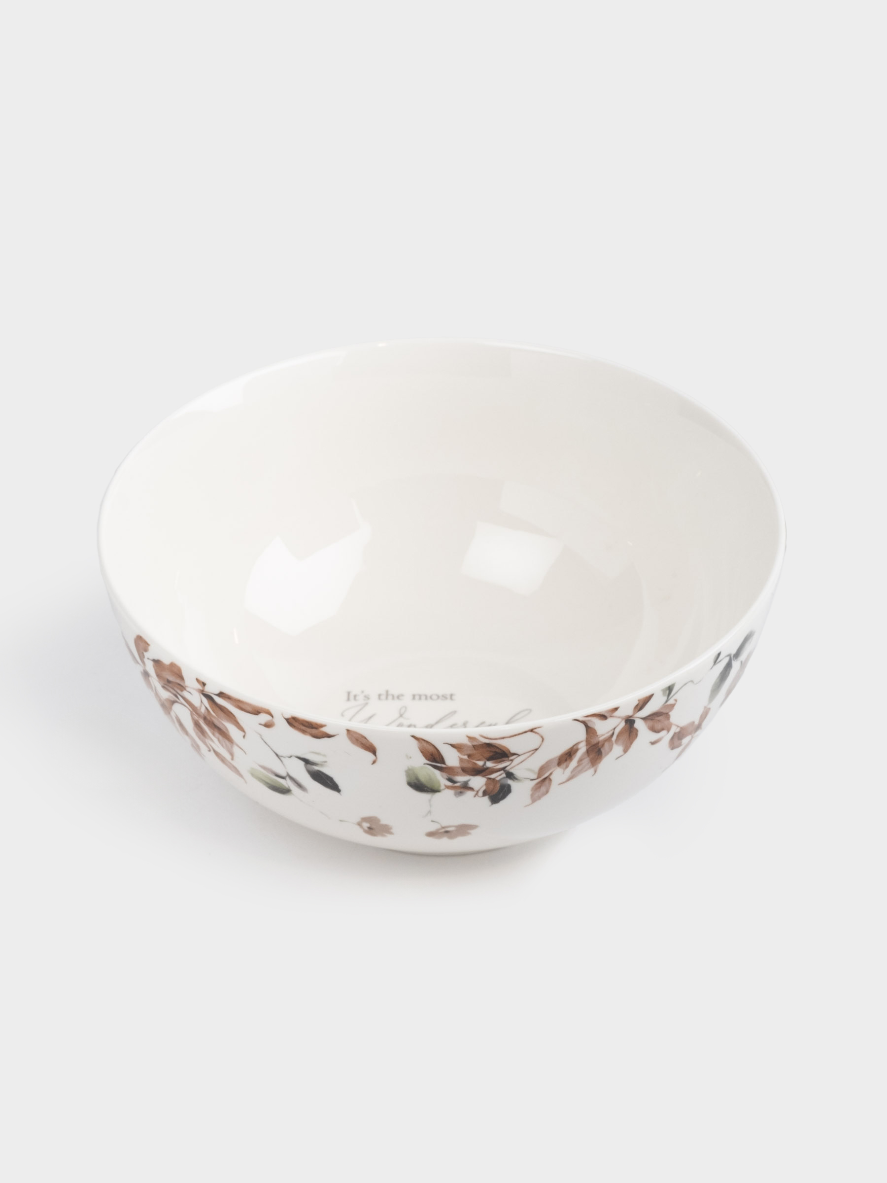 Салатник, 16х7 см, 700 мл, фарфор N, Осенние цветы, Refined floral, image-1