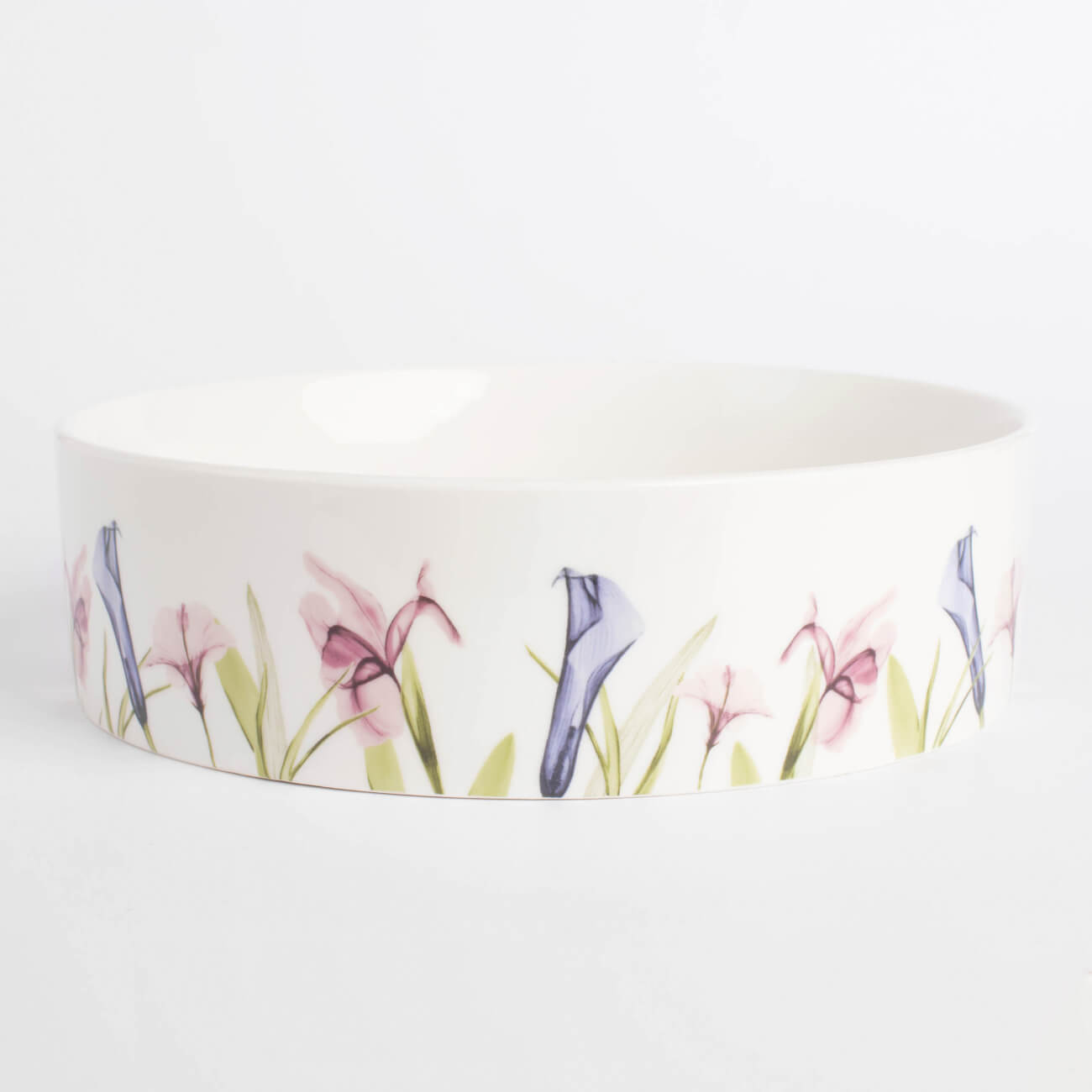 

Блюдо, 23х6 см, с бортами, фарфор N, белое, Пастельные цветы, Pastel flowers