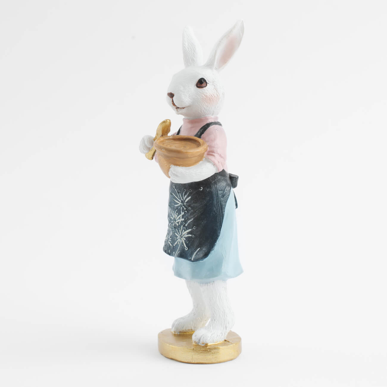 Статуэтка, 16 см, полирезин, Крольчиха в платье, Easter изображение № 1