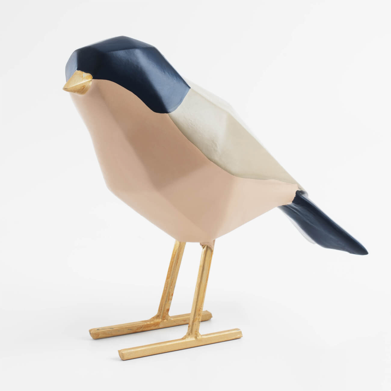 

Статуэтка, 20 см, полирезин, бежевая, Птица, Art modern