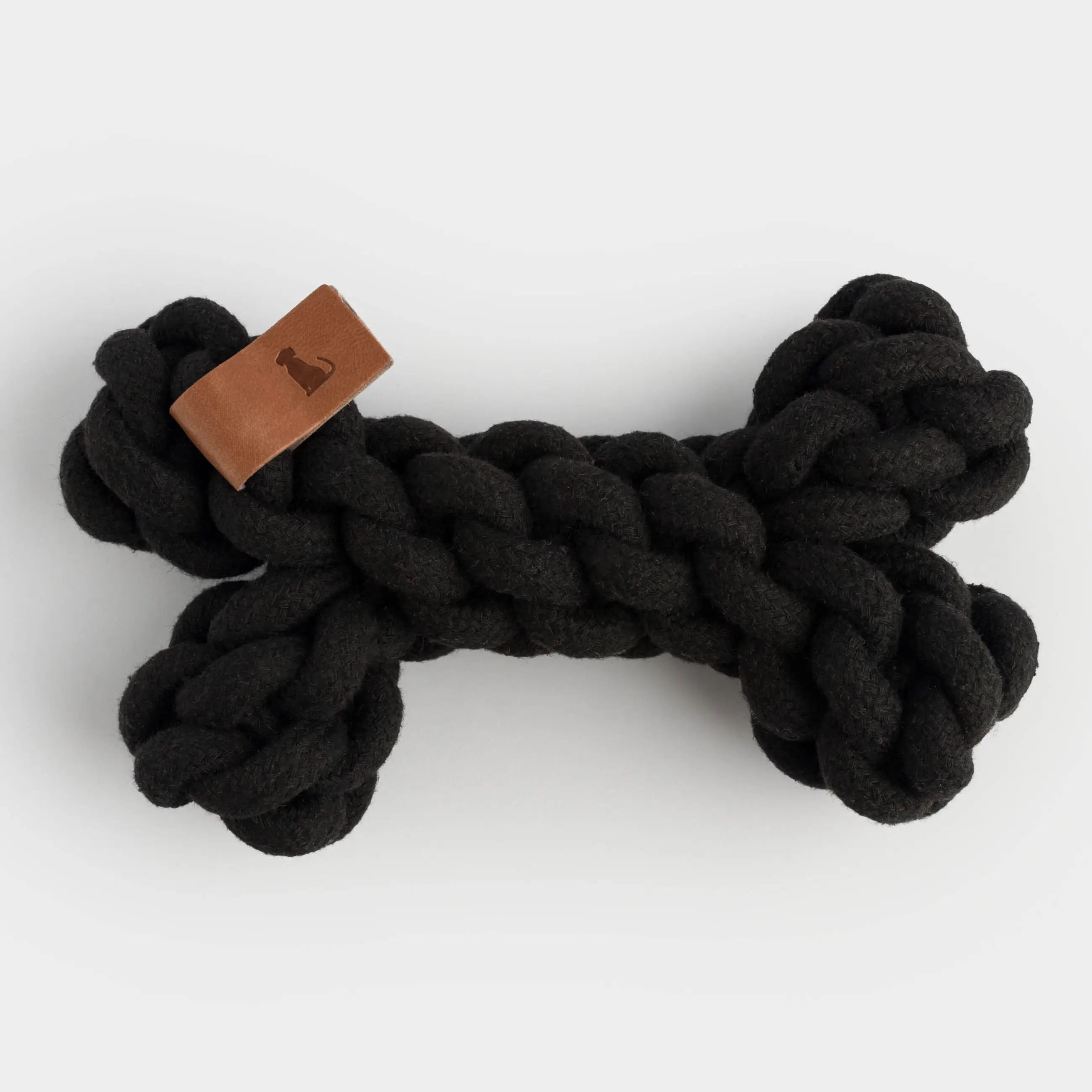 Игрушка для собак, 18 см, хлопок, черная, Кость, Big pet, image-0