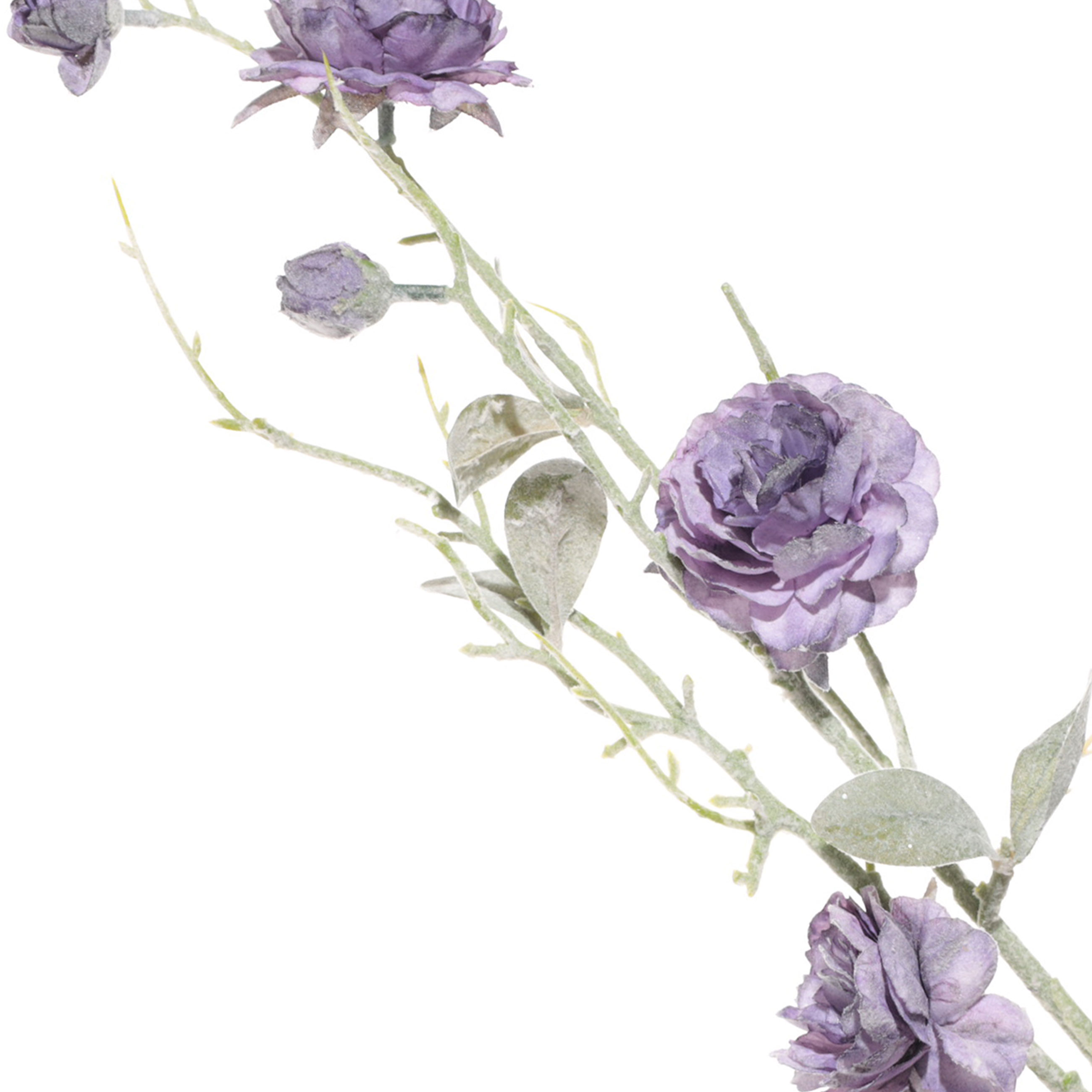 Ветка декоративная, 76 см, пластик/полиэстер, Фиолетовые цветы, Flower garden изображение № 2