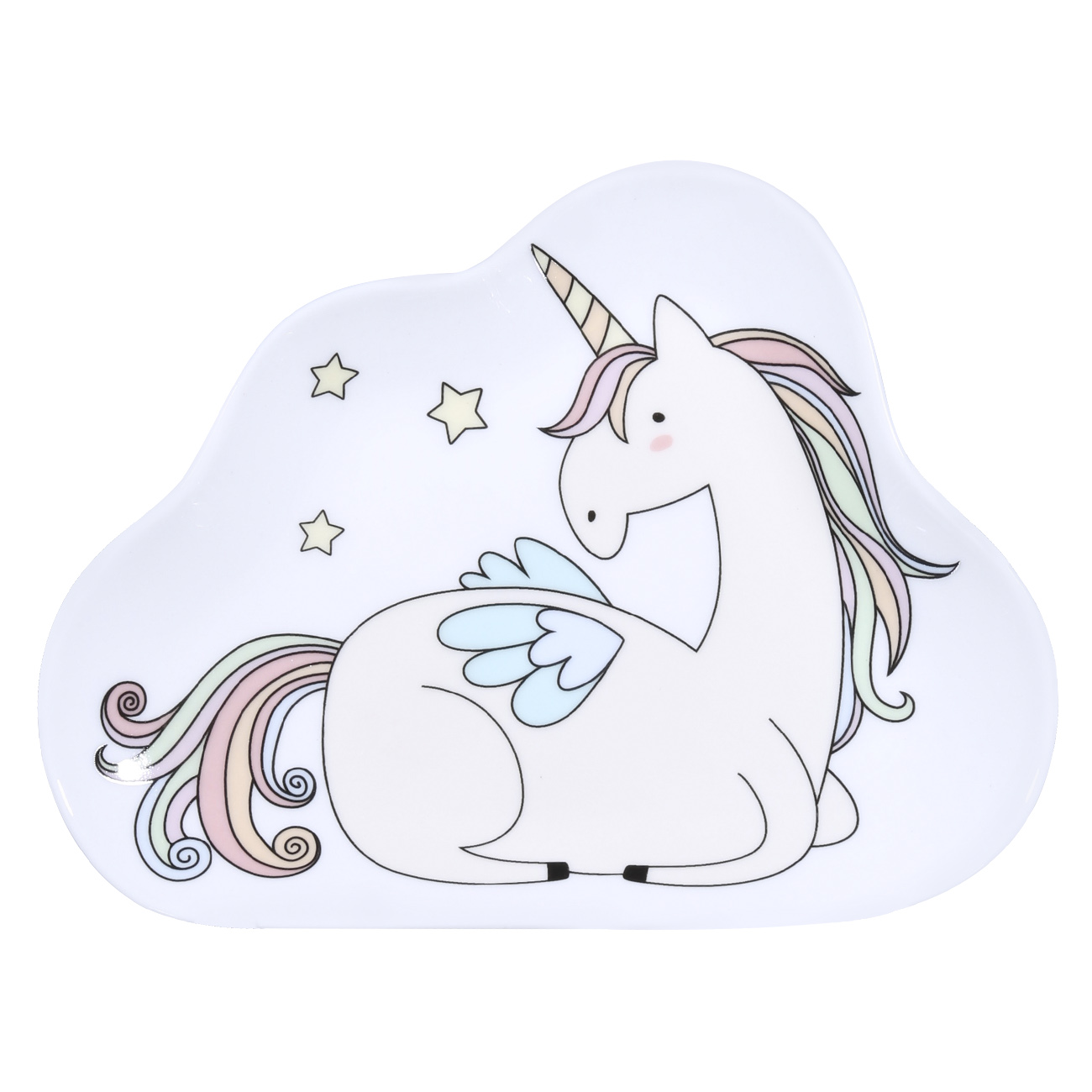 

Блюдо, детское, 14 см, фарфор N, Единорог, Unicorn