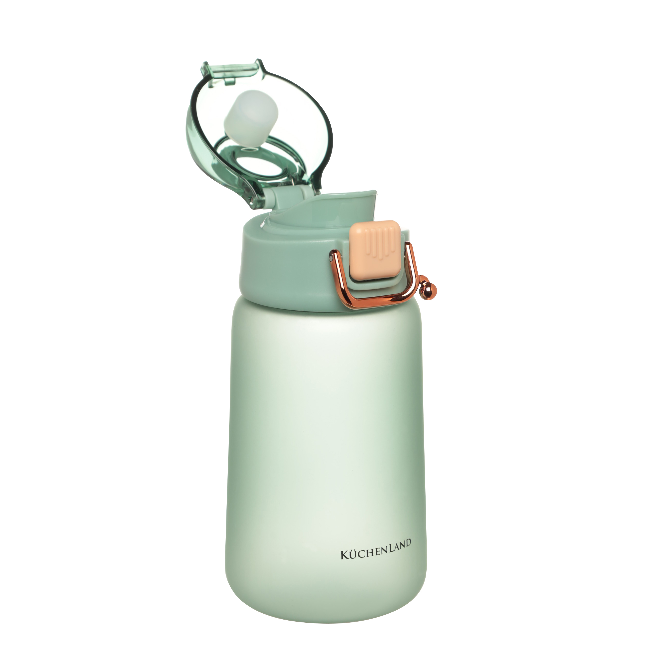 Бутылка для воды, 500 мл, пластик, зеленая, Aquatic изображение № 3