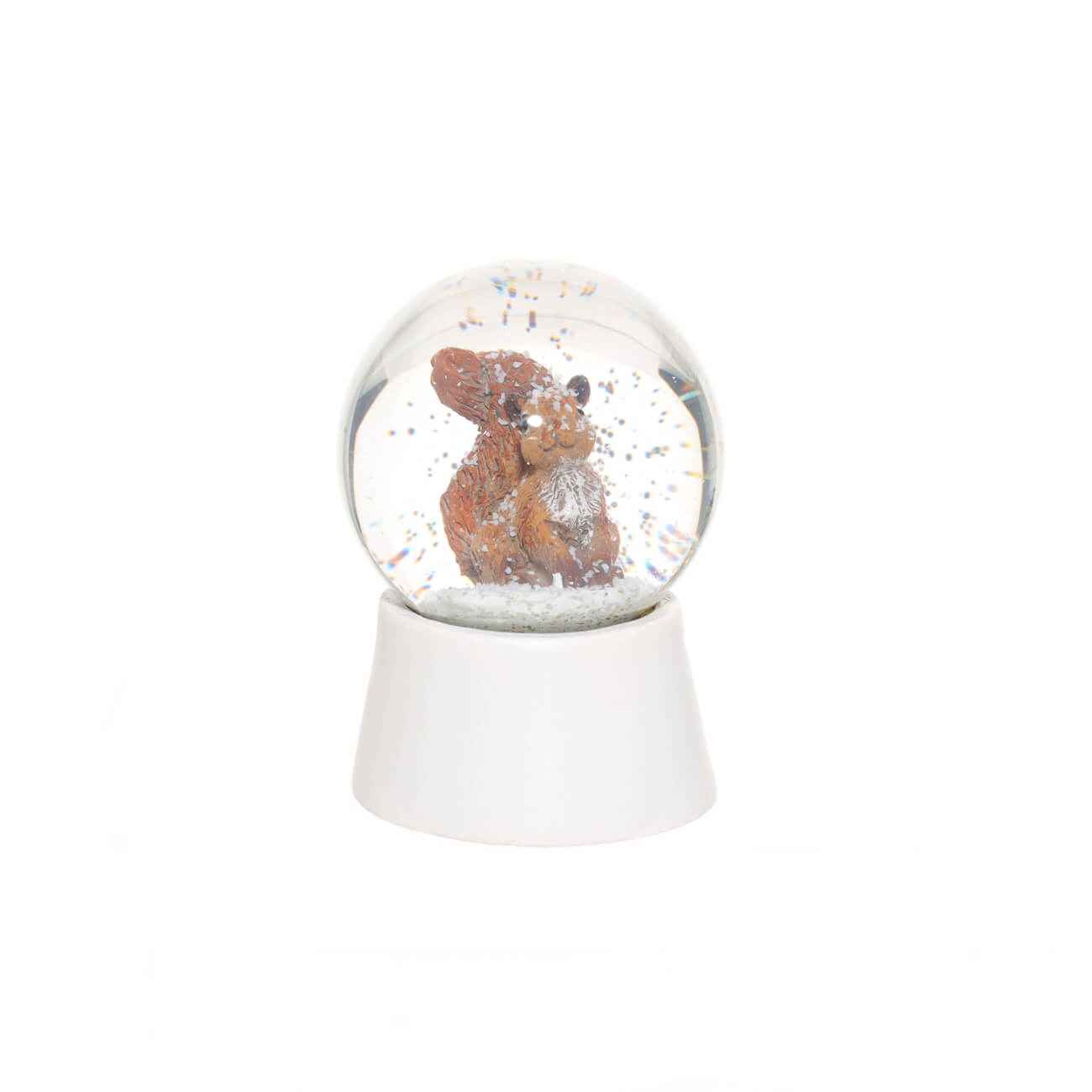 Снежный шар, 7 см, полирезин/стекло, Белка, Forest animals