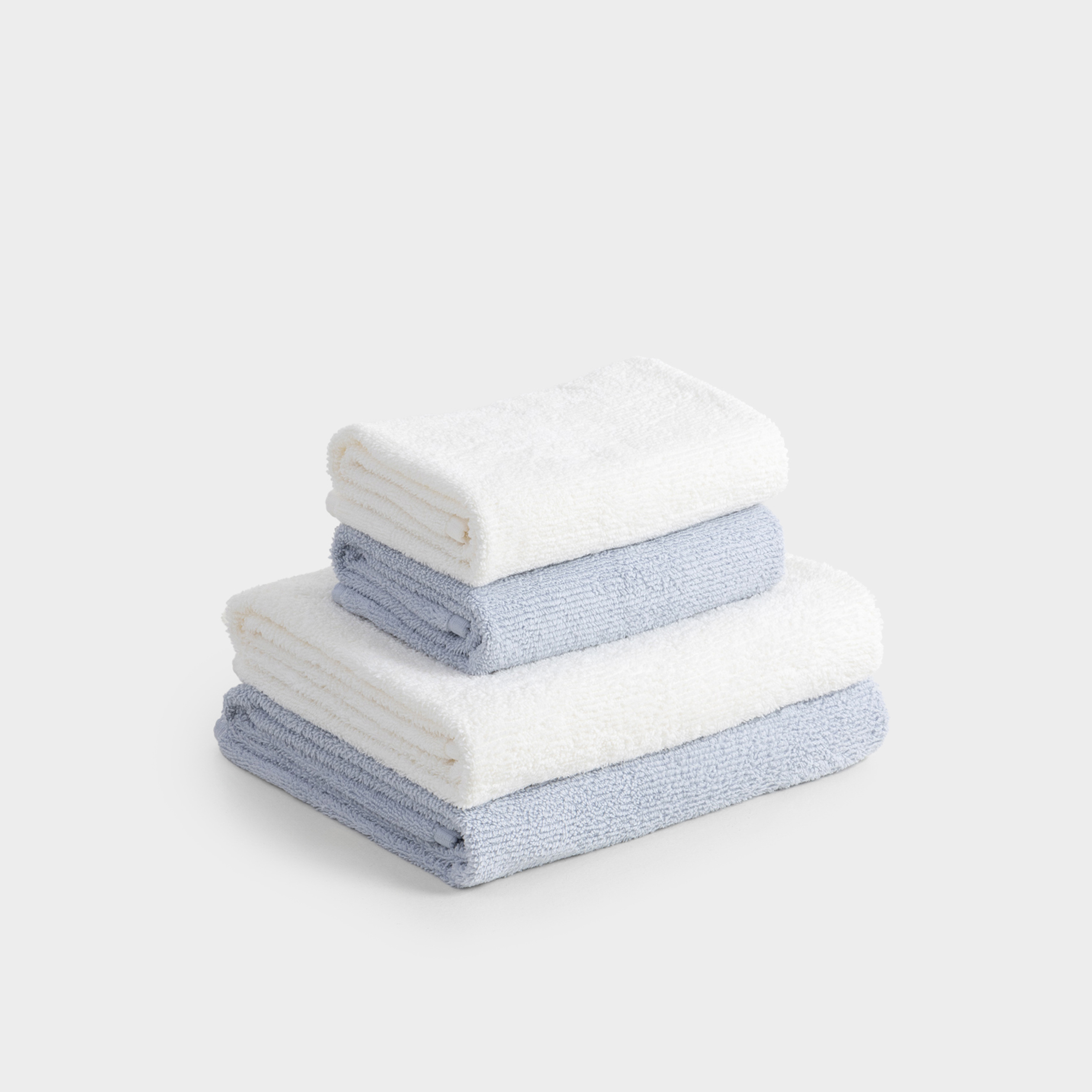 Белый/голубой