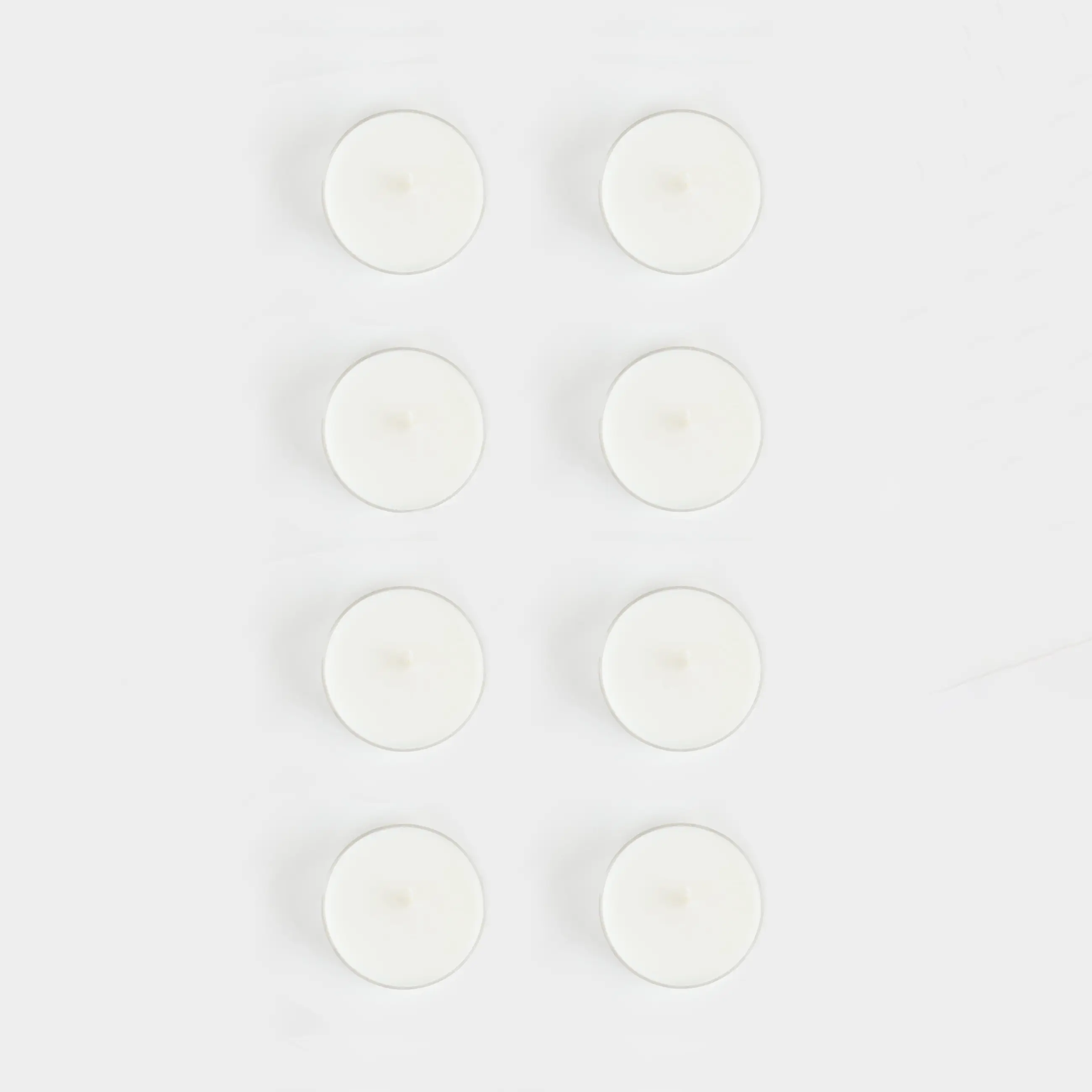 Свеча чайная, ароматическая, 6 см, 8 шт, чайная, Cinnamon, Luxury white