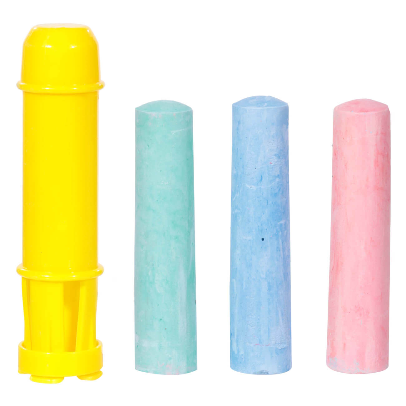 

Мелки, 4 шт, с держателем, пластик/мел, цветной, Game