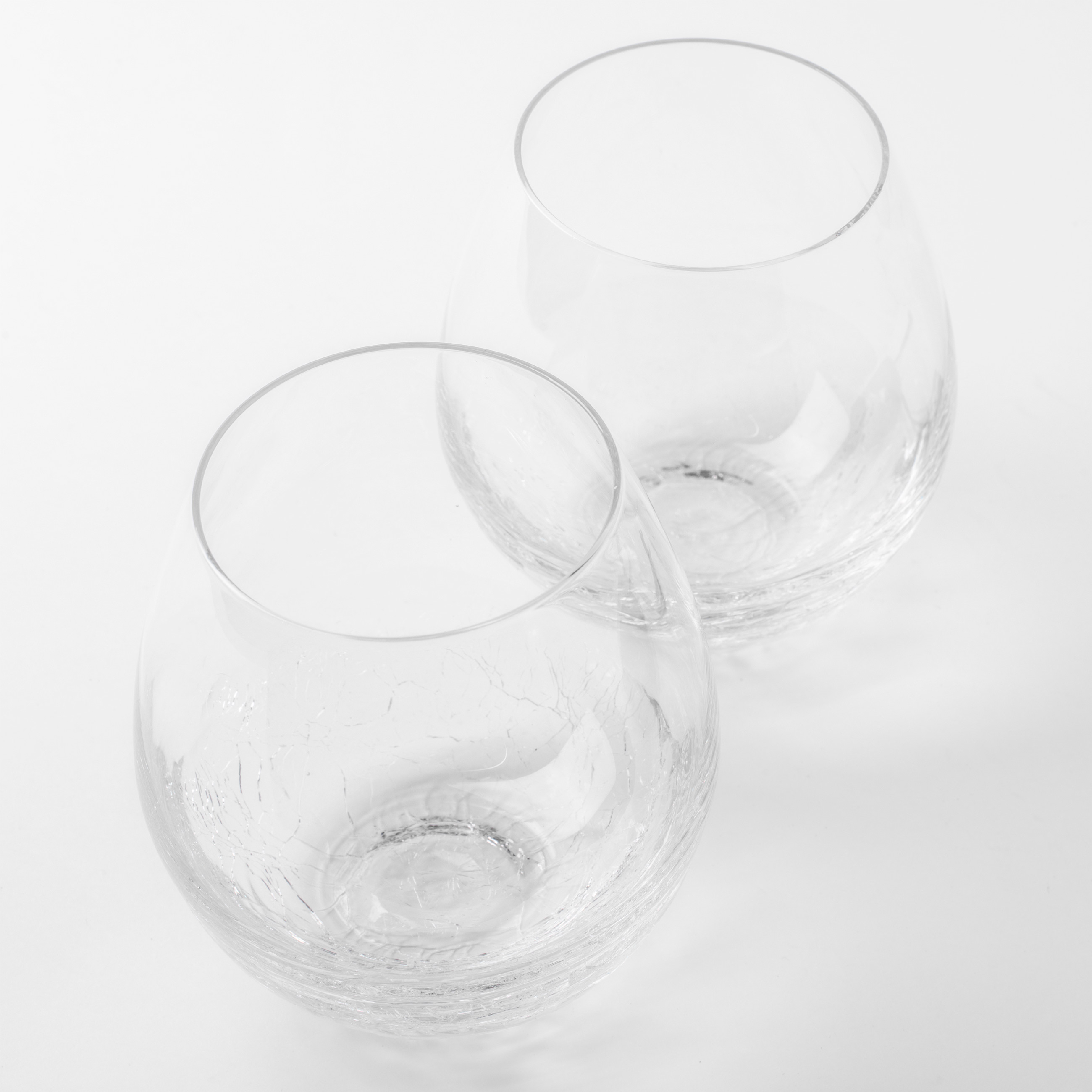 Набор для виски, 2 перс, 6 пр, стаканы/кубики, стекло/сталь, Кракелюр, Пули, Bullet изображение № 3