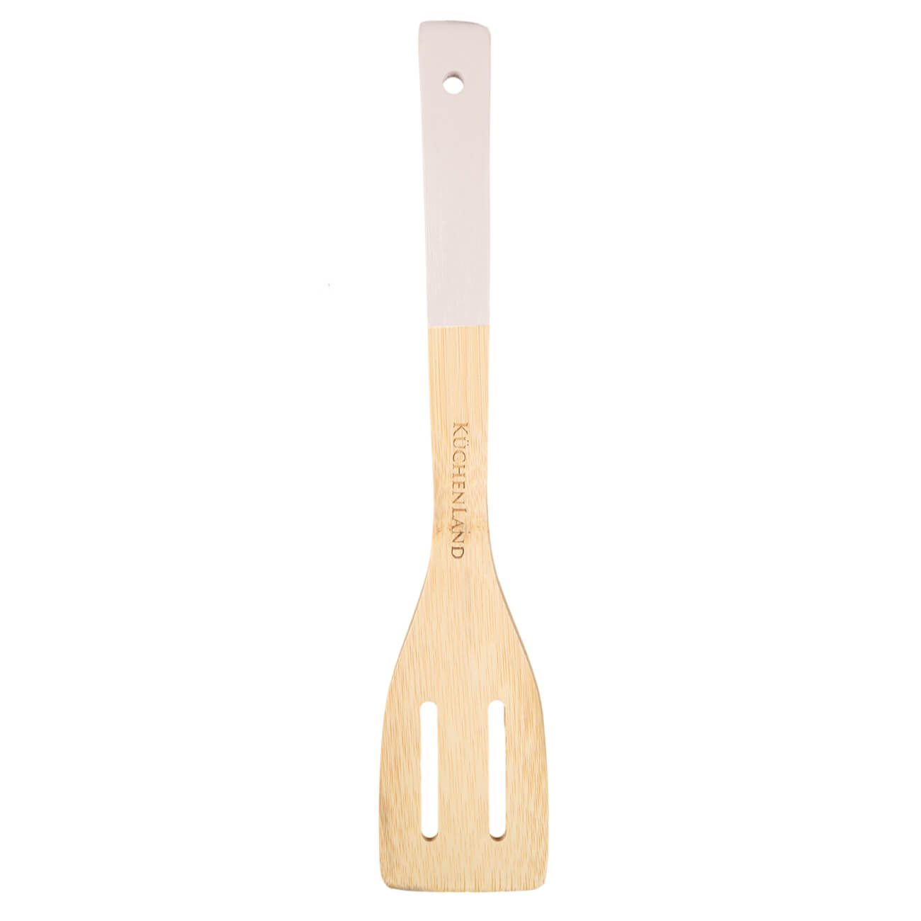 

Лопатка, 30 см, с прорезями, бамбук, бежевая, Bamboo
