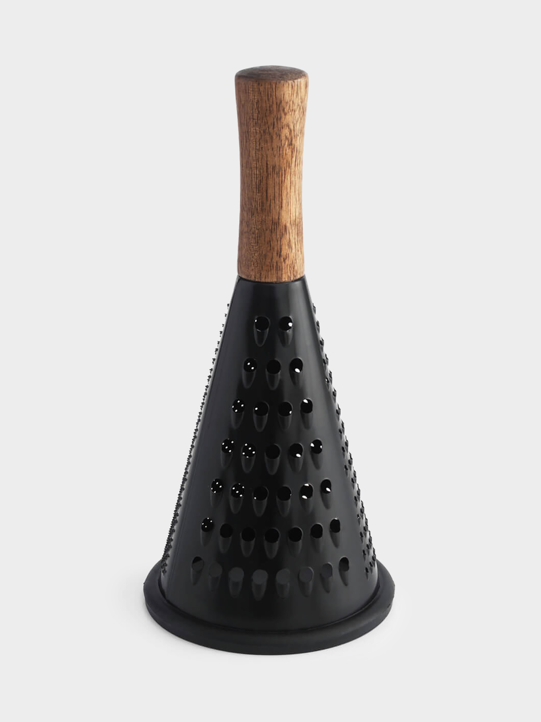 Терка, 25 см, сталь/дерево, круглая, черная, Black style, image-0