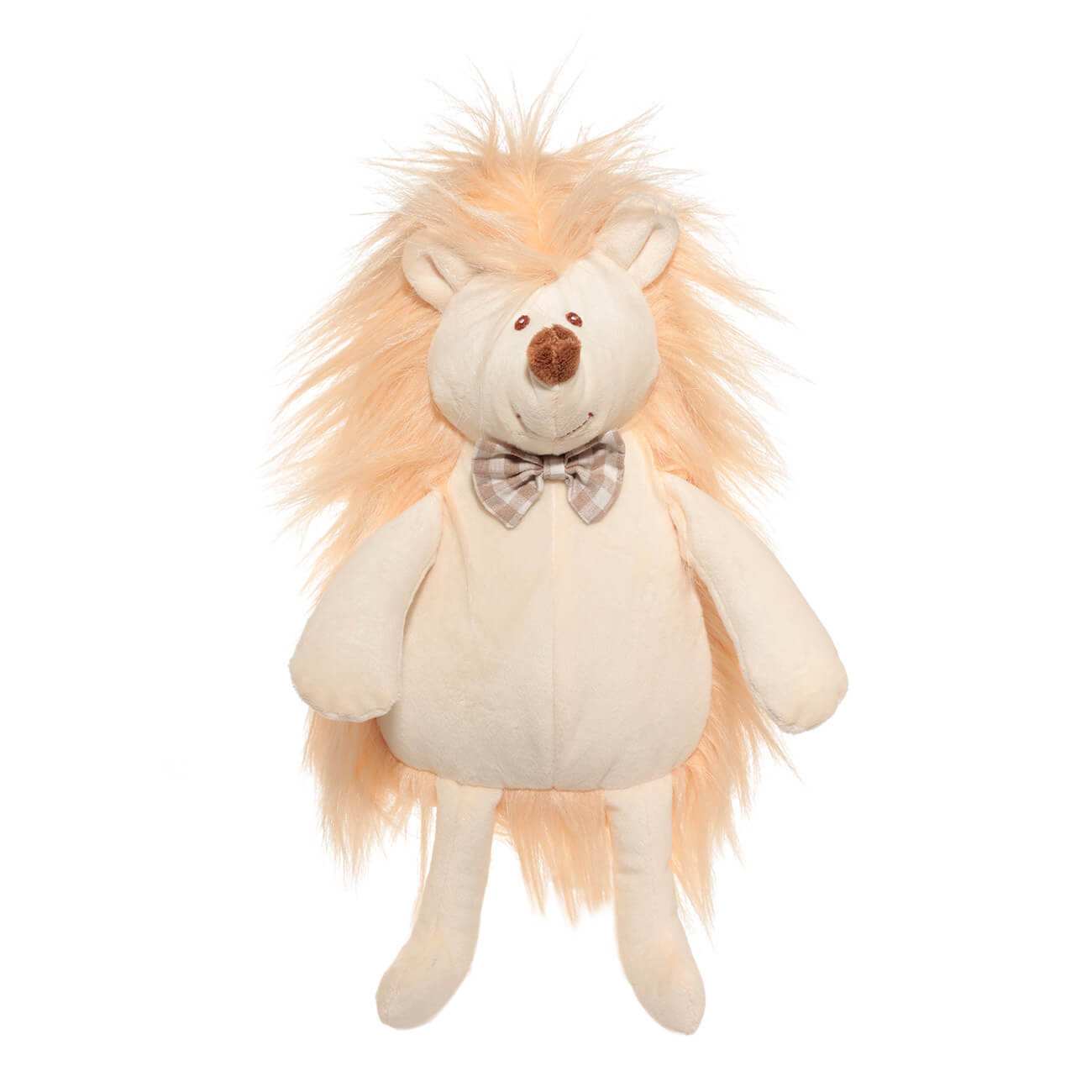 

Игрушка, 37 см, мягкая, полиэстер, бежевая, Ежик с бабочкой, Forest animals