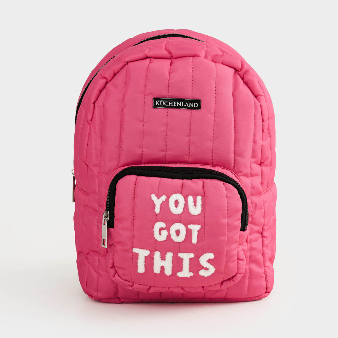 Рюкзак, 30х21 см, детский, полиэстер/нейлон, розовый, You got this, Satchel, image-0