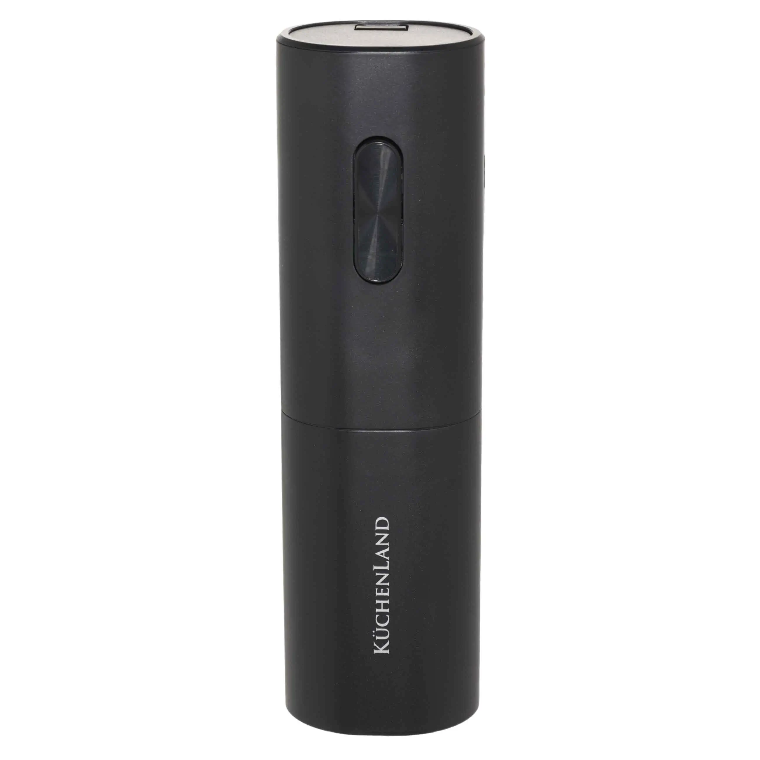 Штопор электрический, 19 см, пластик/сталь, черный, Bar