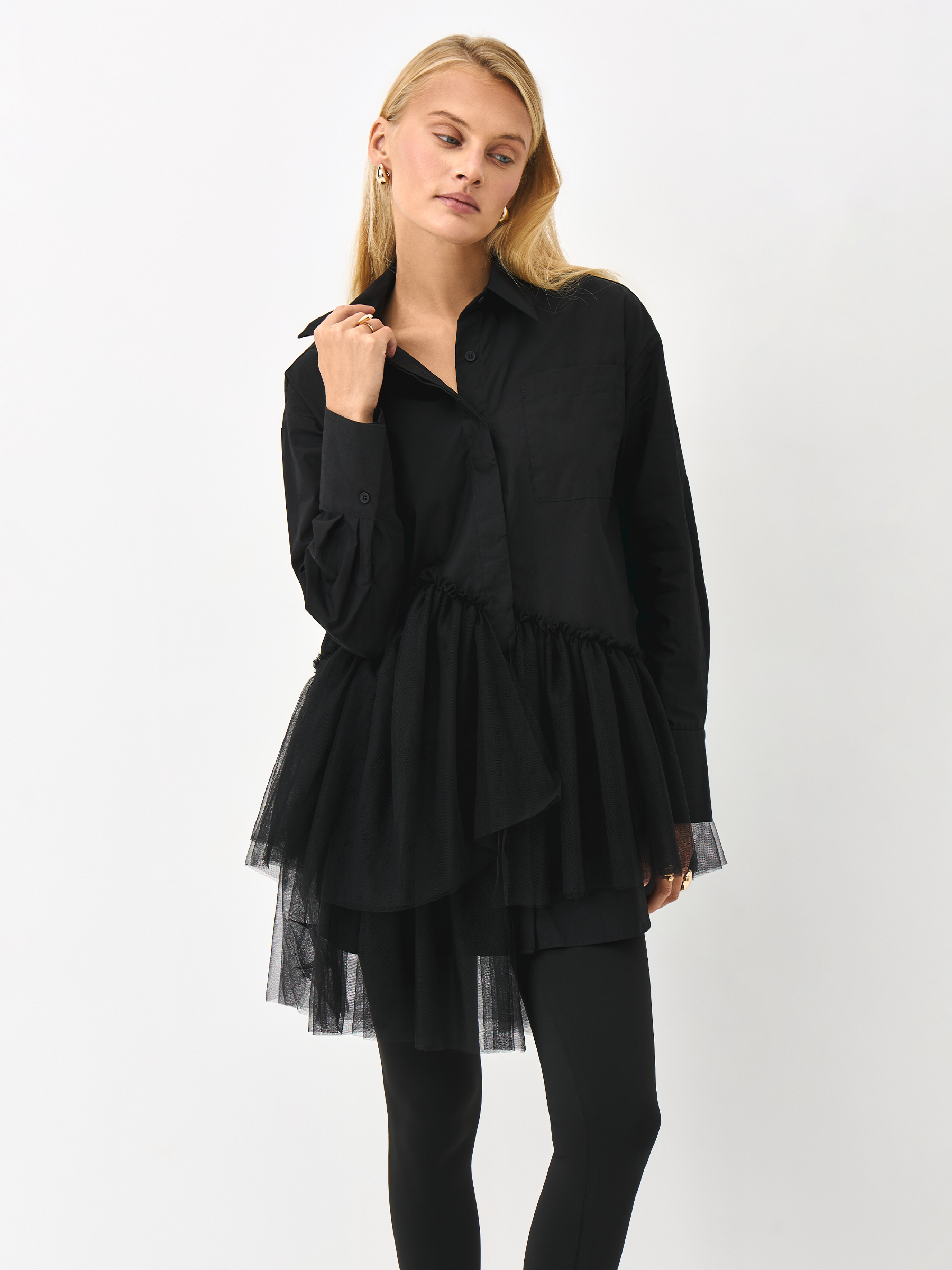 Рубашка с длинным рукавом, Benedita, image-1