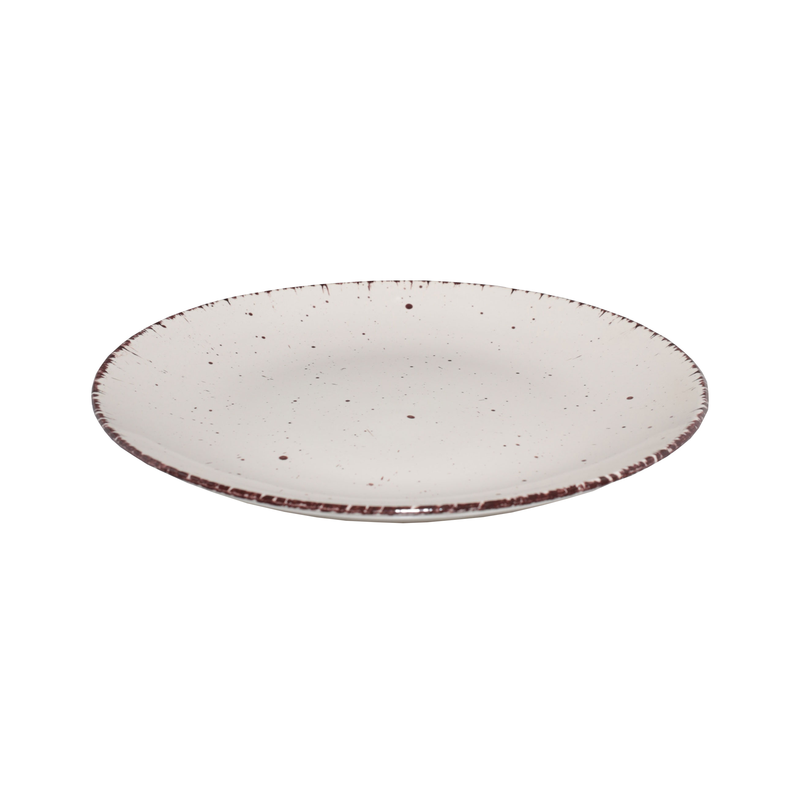 Тарелка закусочная, 21 см, 2 шт, керамика, бежевая, в крапинку, Speckled изображение № 3