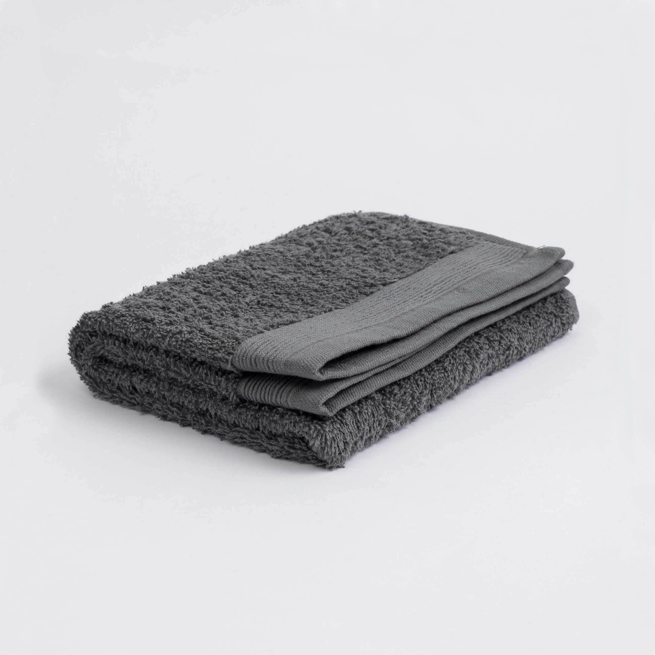 Полотенце, 40х60 см, хлопок, серое, Vari cotton, image-0