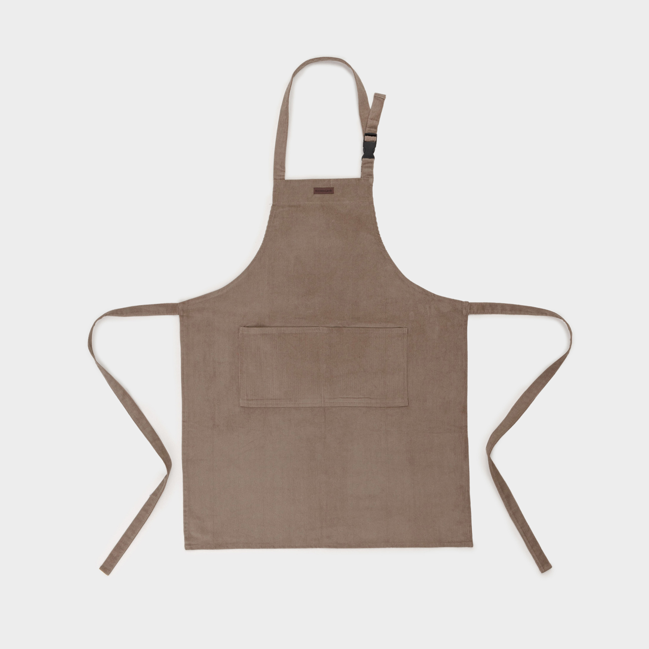 Фартук 68х85 см в рубчик вельвет коричневый Moire kitchen 1890₽