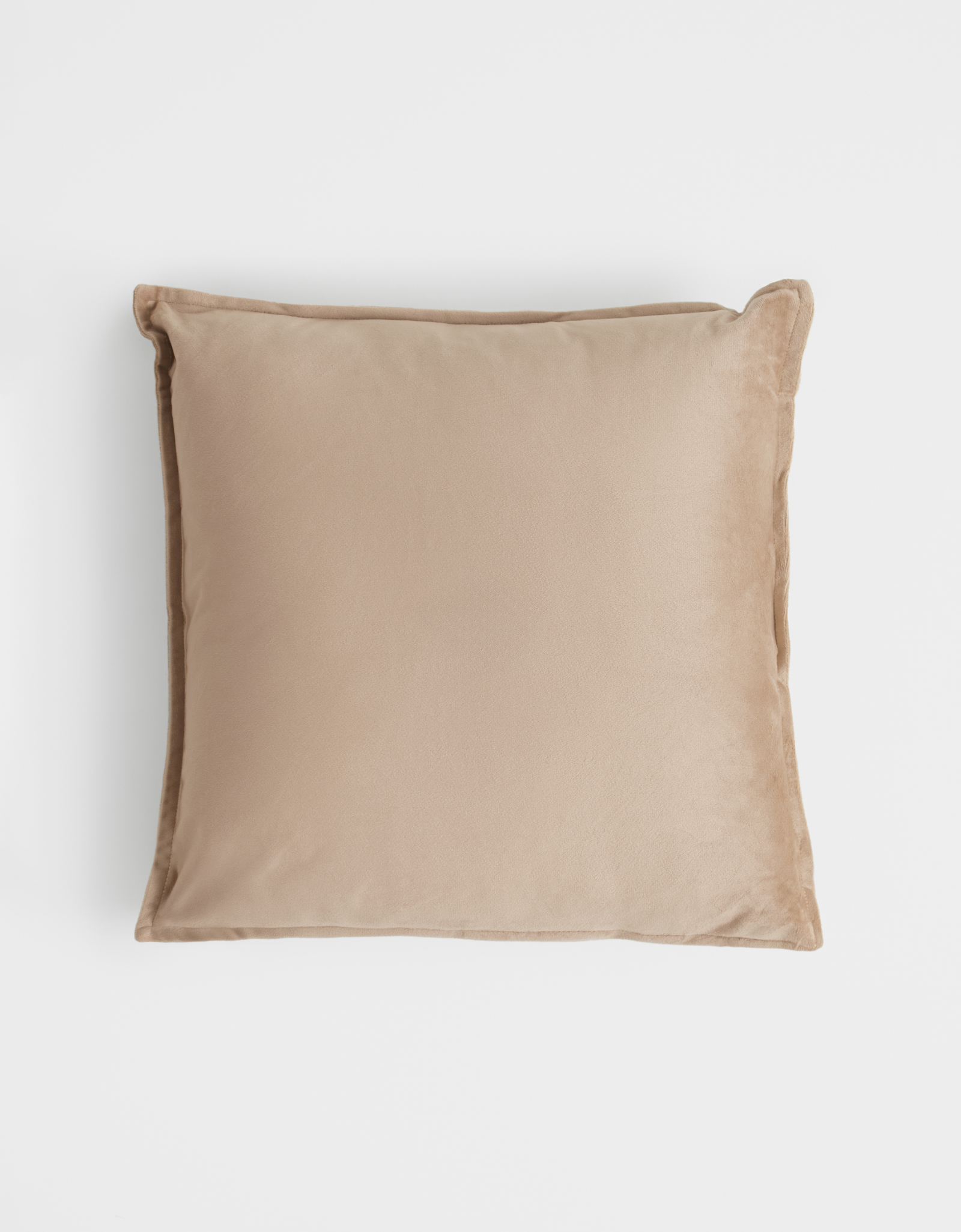 Подушка декоративная, 45х45 см, вельвет, песочная, Silk velvet, image-0