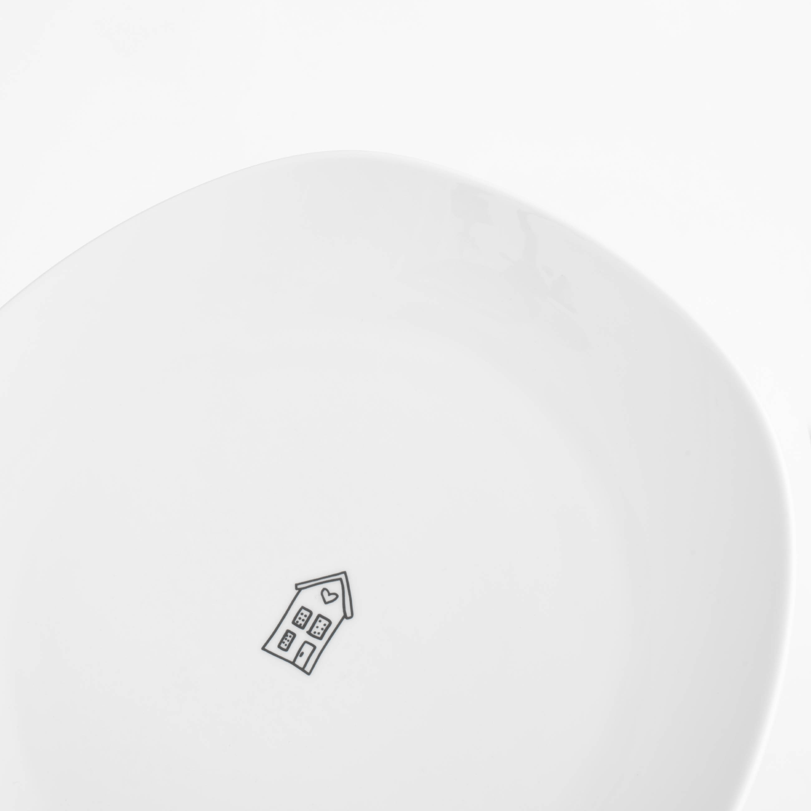 Тарелка обеденная, 26 см, фарфор P, белая, Дом, Amour изображение № 5