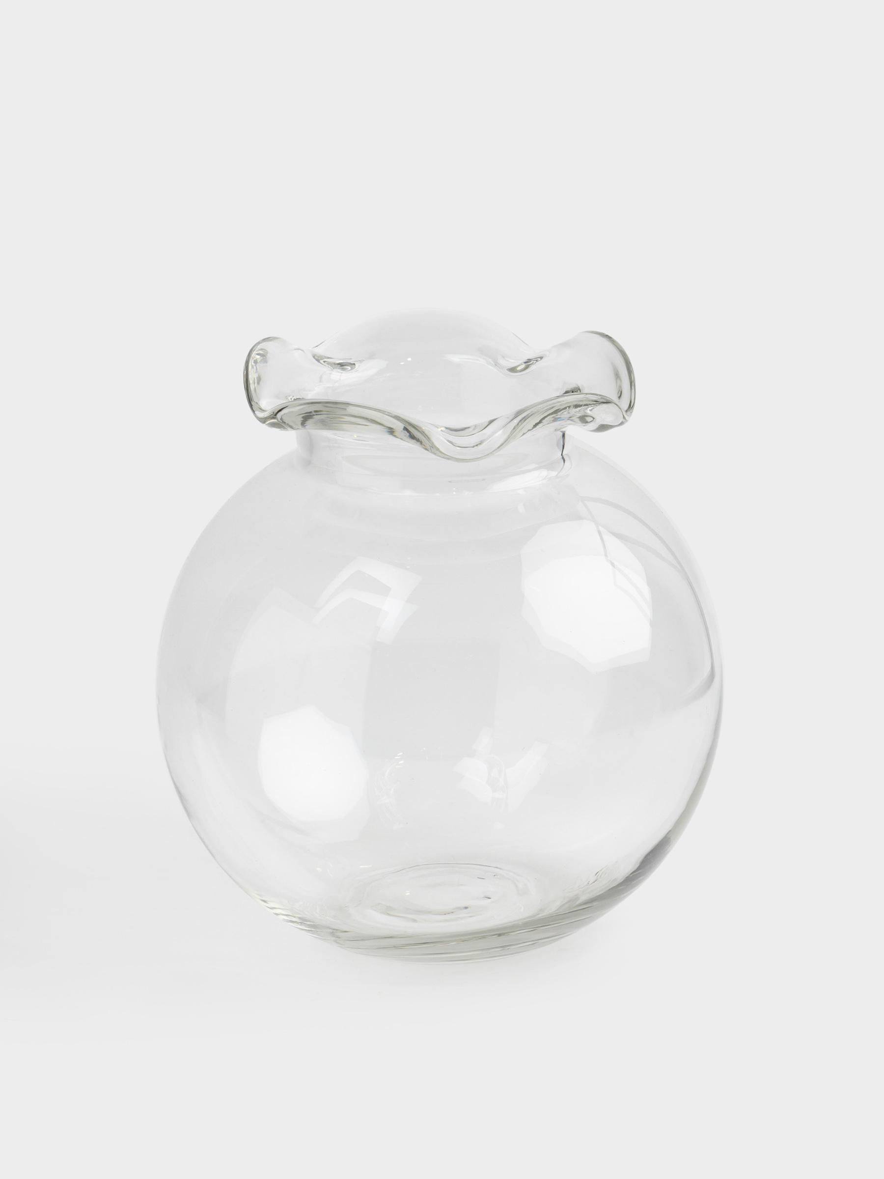 Ваза для цветов, 23 см, стекло, Clear, image-0