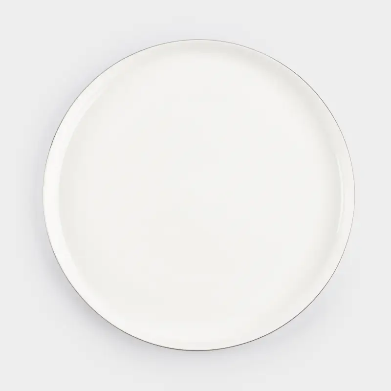 Тарелка обеденная, 26 см, фарфор F, белая, Ideal silver ,image-0