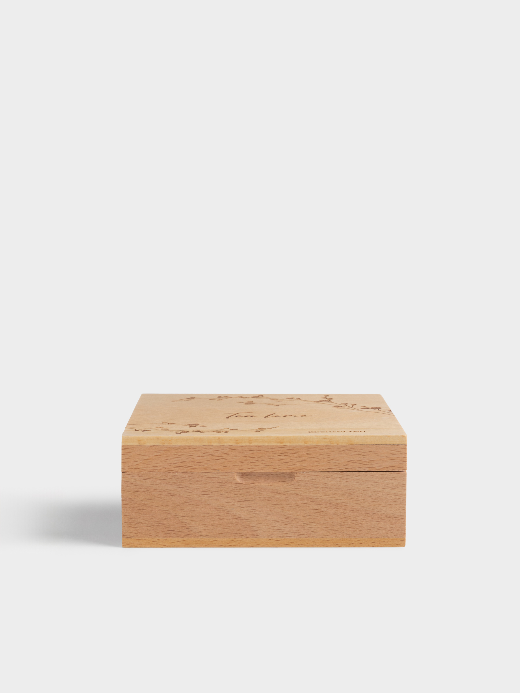 Коробка для чая, 15х15 см, 4 отд, Ветви, Wood Kitchen